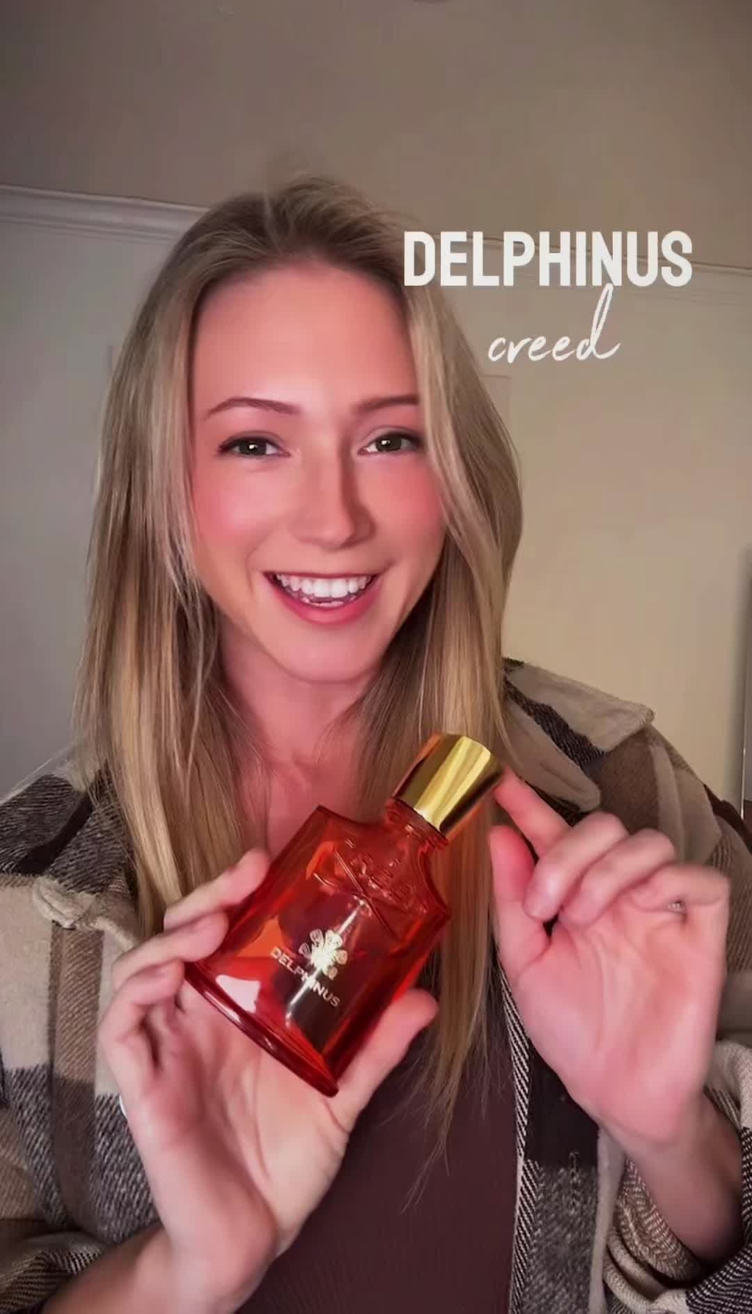 My precious! 🤣 Delphinus from @creedfragrance is amazing!! It’s warm, a lil spicy, a lil sweet and sooo intoxicating! The dent speaks for itself! I got my sample from @Twisted Lily and the full bottle from @Luckyscent  vanilla • vanilla perfumes • niche fragrance • Delphinus creed • cozy • powdery • iris fragrances • orris #perfumetok #perfume #fragrance #fragrancetok #niche #nicheperfume #sotd #scents #scentoftheday #perfumereview #perfumerecommendations 