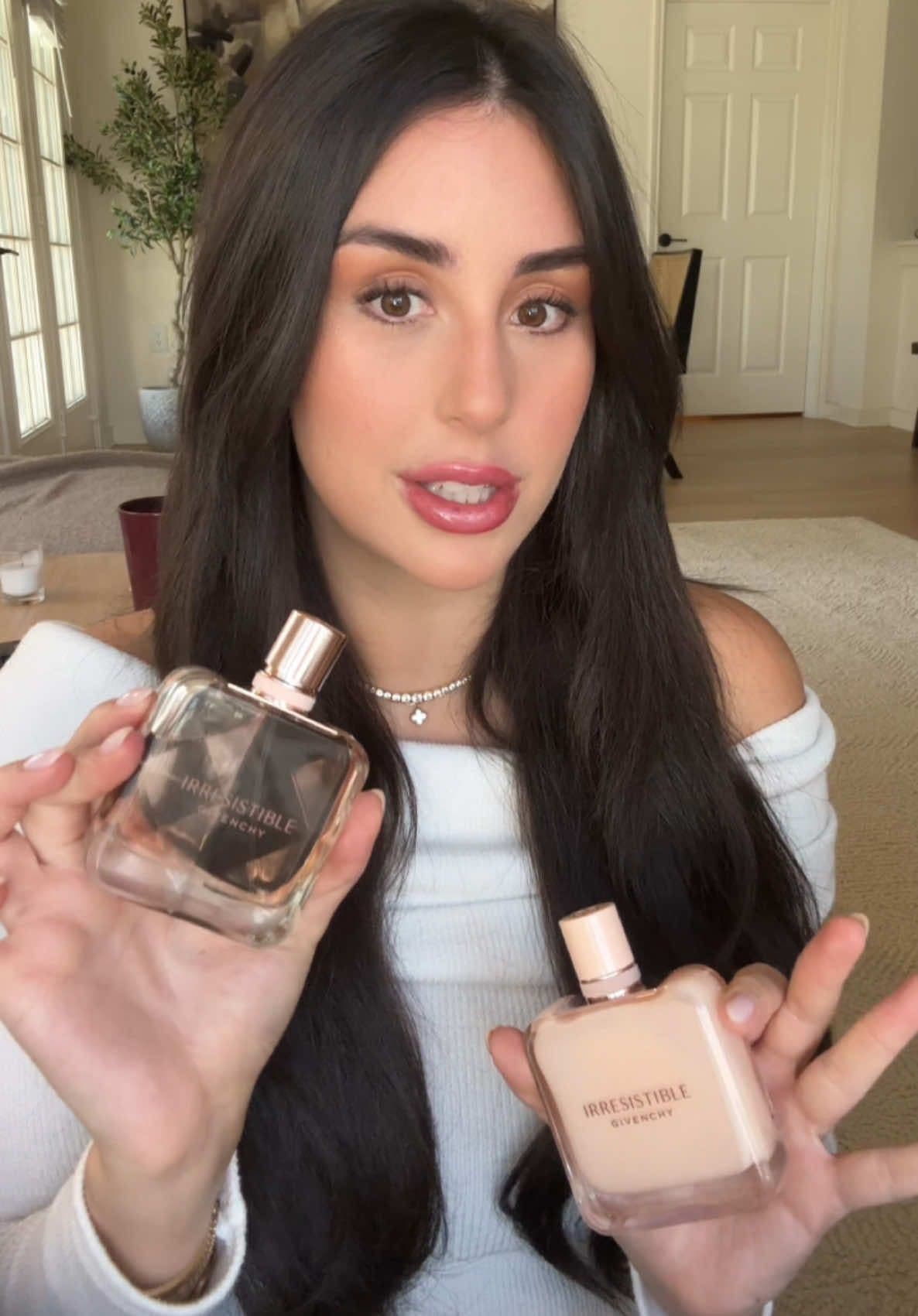 How to smell pretty and clean without smelling like soap 🫧 if you like a soft musky skin scent, you’re going to love @Givenchy Beauty Irresistible Nude Velvet #givenchybeautypartner #givenchyirresistible #perfumetiktok #newperfumerelease #cleangirlperfume #perfumereview 