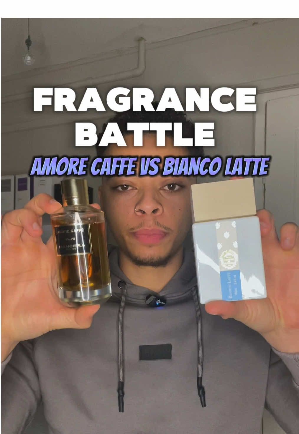 Bianco Latte vs Amore Caffe👀 Which do I prefer🤔 #fragrancetok #perfume #cologne #colognetiktok #fyp #amorecaffe #biancolatte 