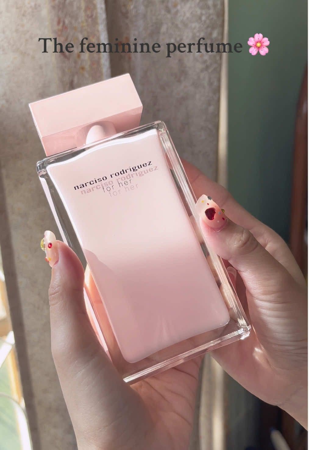 My dream perfume - Narciso Rodriguez for her 🩰 Longevity ကောင်းပီး Feminine ဆန်သောချစ်စရာ အနံ့လေး pink bottle လေးမို့ bonus 10 points 🎀 #fyp #narcisorodriguez #forher #perfume #pink #gift 