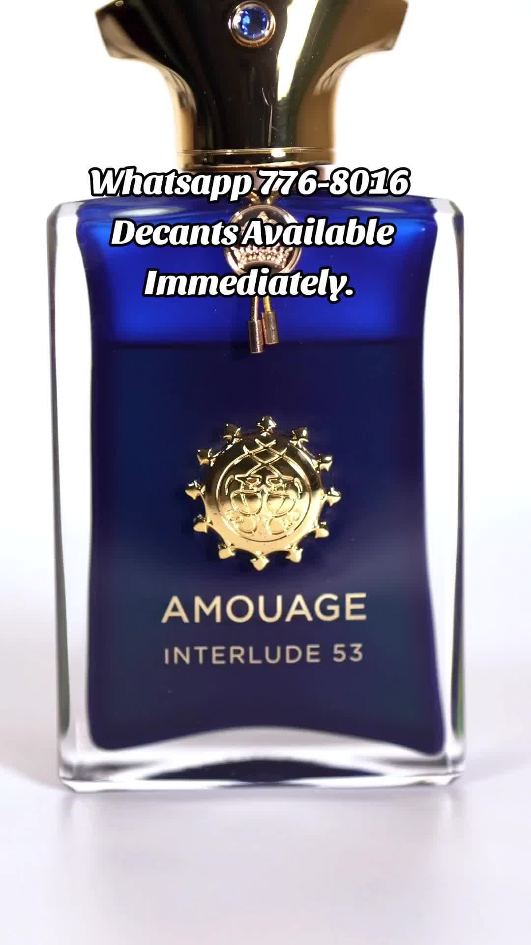 72hr Plus beast Mode 💪.  Amouage Interlude Man 53. #perfumes #trinidad #LuxuryScents 