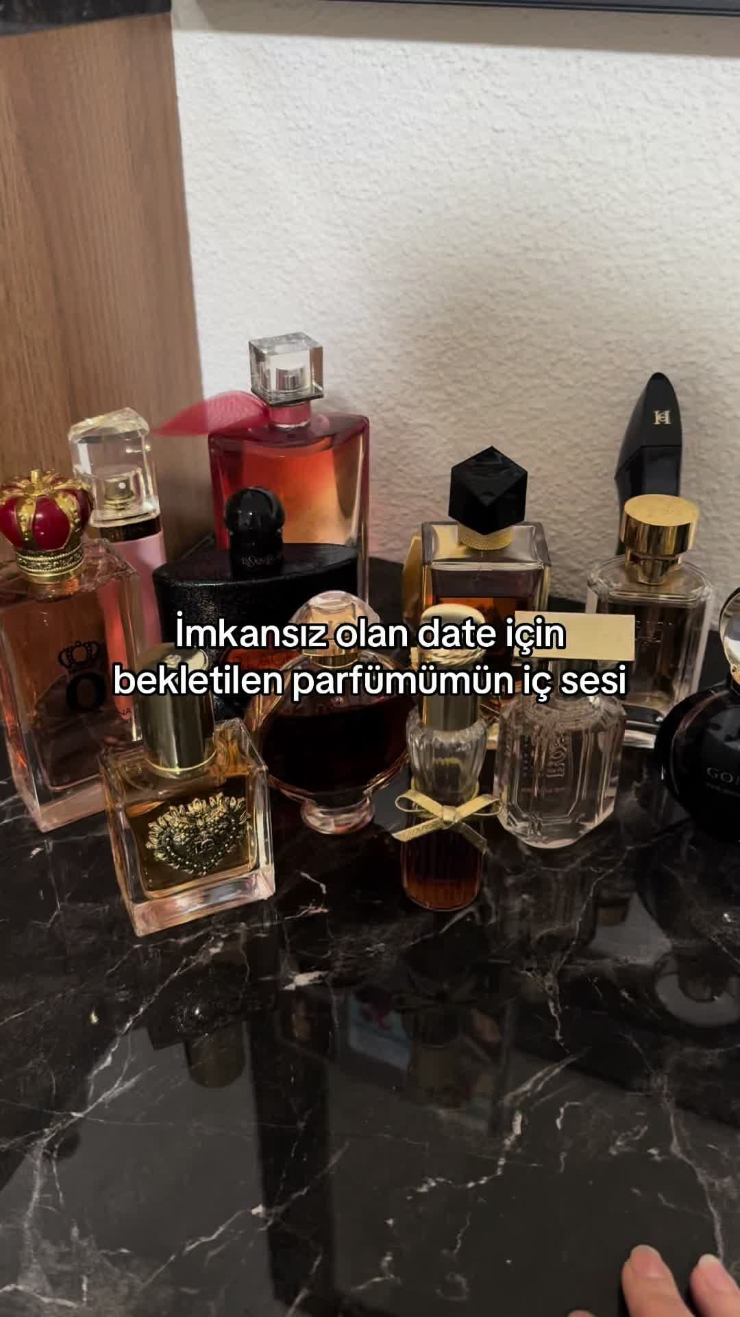 Date için bekleyen parfüm (Daha çok bekleyecek gibi o parfüm😩) #kesfett #ladymillion #beniöneçıkart #parfümönerisi #germany #goodgirl #prada #boss #lancome #ysl #beauty #perfumetiktok #parfüm #olympia 