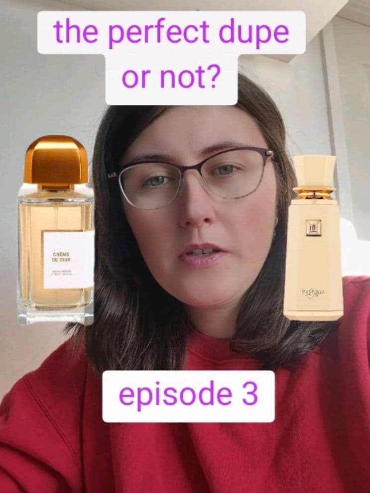 welcome to my new series of trying to find the perfect dupe. I already posted 2 episodes in January so today is going to be the 3rd episode.  #perfumedupes #perfectdupeornot  #bdkcremedecuir #frenchavenuemeringue 