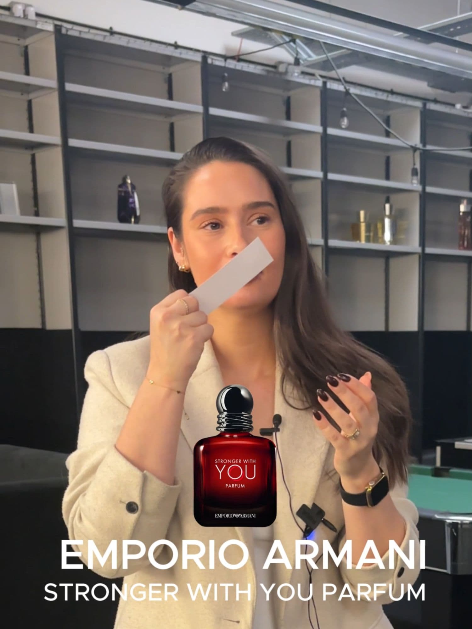 Just launched! The team are sharing their first impressions of the all-new@armanibeautyStronger With You Parfum #perfume #fragrance #scent #perfumecollection #perfumelover #smellgood #fragranceaddict #perfumereview #newperfume #perfumelife #emporioarmani #strongerwithyou #armani #parfum #strongerwithyouparfum