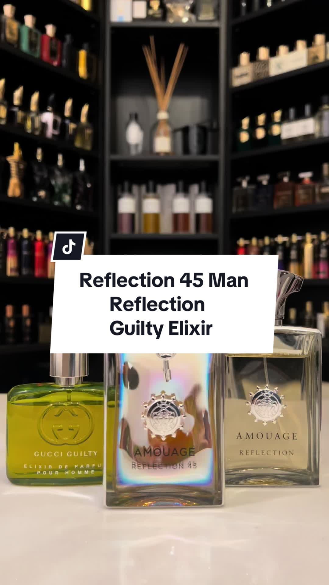 Guilty Elixir de Parfum Reflection 45 Man Amouage Reflection Man Amouage قوتشي قيلتي الكسير امواج ريفليكشين ٤٥ اموتج ريفليكشين fragrance#colognetiktok#fragrancetiktok#colognetok#fyp ابو_صالح#عطور#عطر#عطورات# بدائل_عطور# عطر_نيش#عطور_نيش