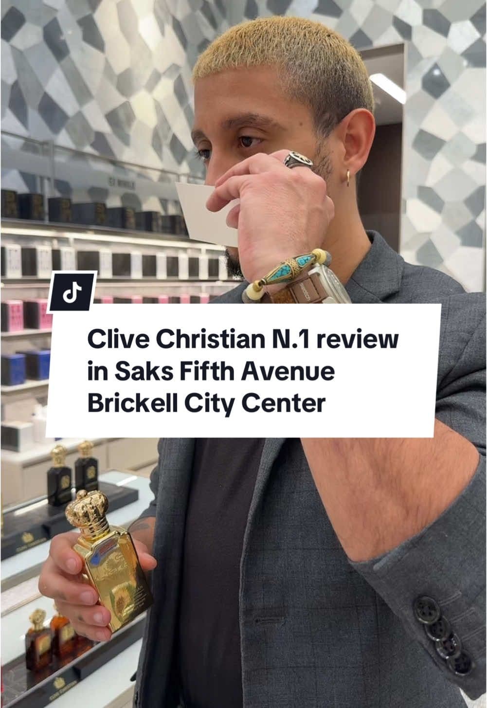 Clive Christian N.1 review in Saks Fifth Avenue Brickell City Center #clivechristian #fragrance #fragranceinfluencer #brickell #miami 