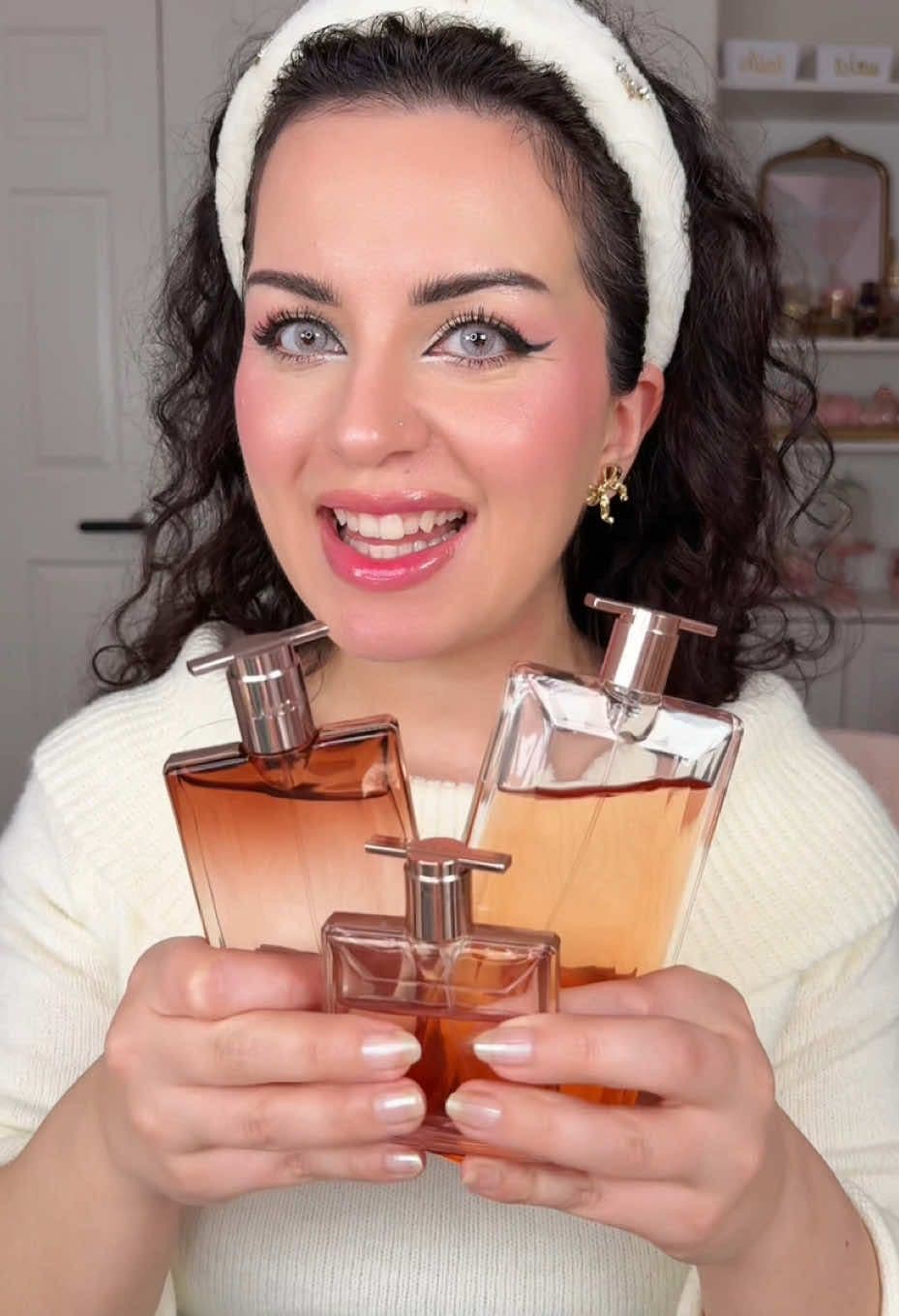 Idôle power from @Lancôme is the first woody floral scent in the Idôle collection perfect for evening & date nights .. but for me personally I’m Idôle Now girlie ☺️ . . @influenster  . . #maryamalnasiri #complimentary #Power #Idolepower #Idole #FragranceTikTok #FragranceTok #perfumetok 