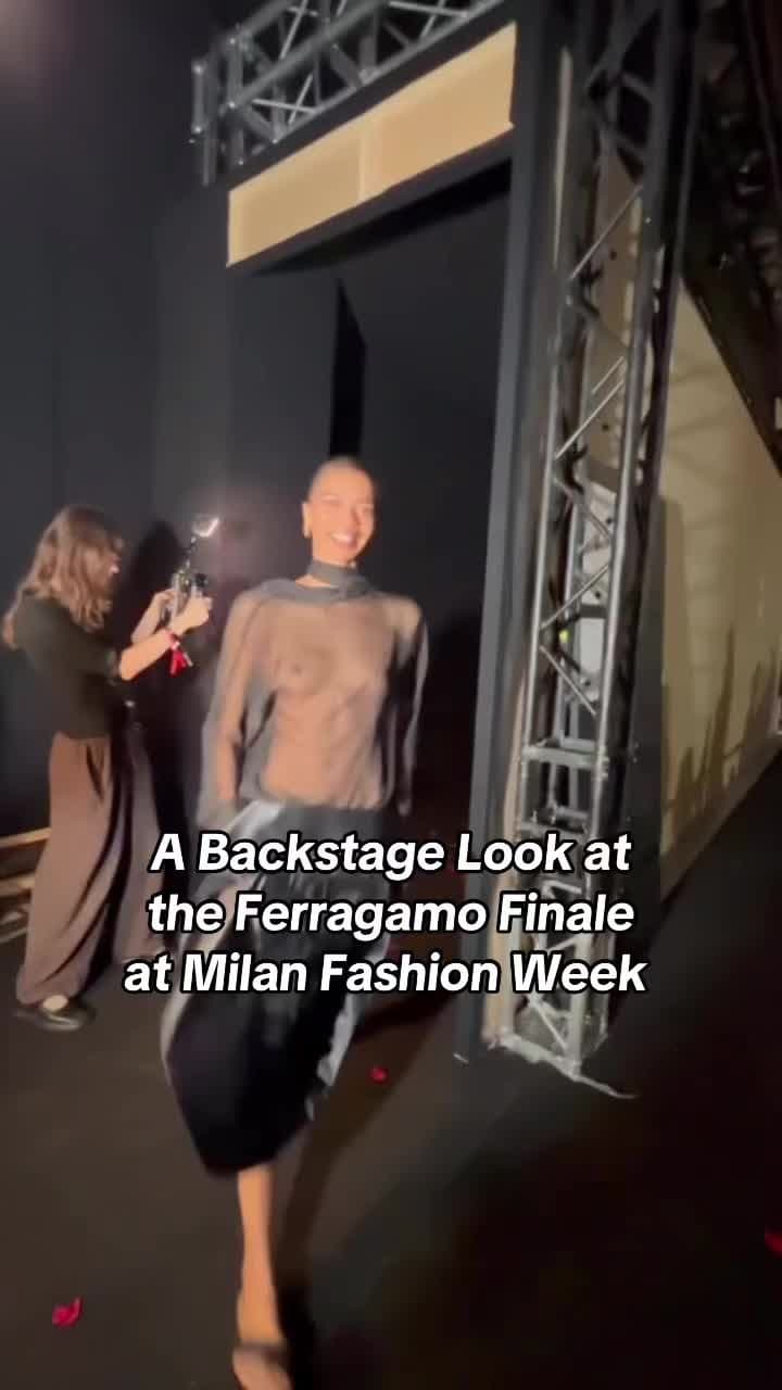 Get a behind-the-scenes look at the @FERRAGAMO fall 2025 collection 