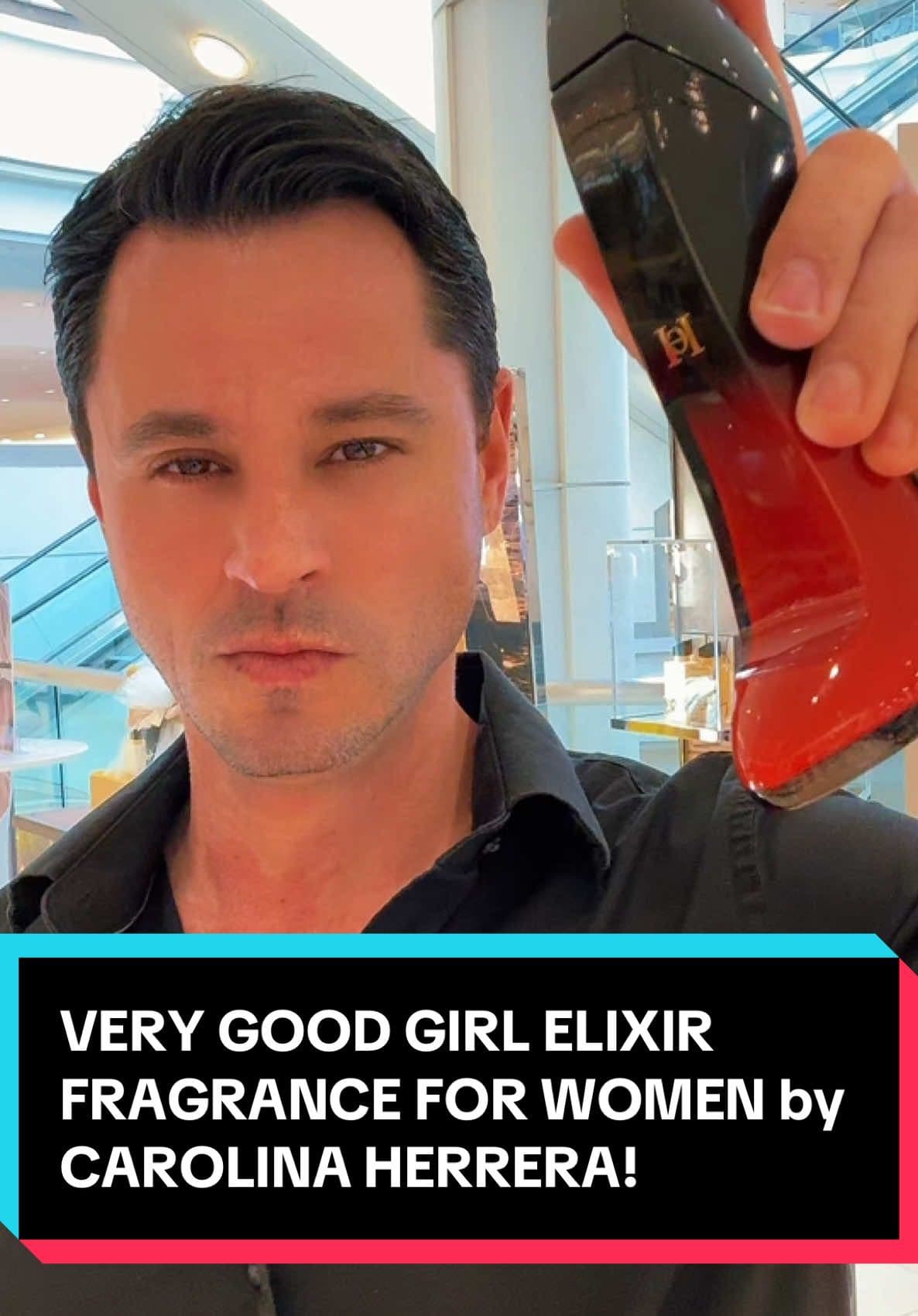 VERY GOOD GIRL ELIXIR FRAGRANCE FOR WOMEN by CAROLINA HERRERA! @Carolina Herrera #fragrance #fragrancetiktok #perfumetok #perfumetiktok #carolinaherrera #carolinaherreragoodgirlparfum #woman #women #girls #fyp 