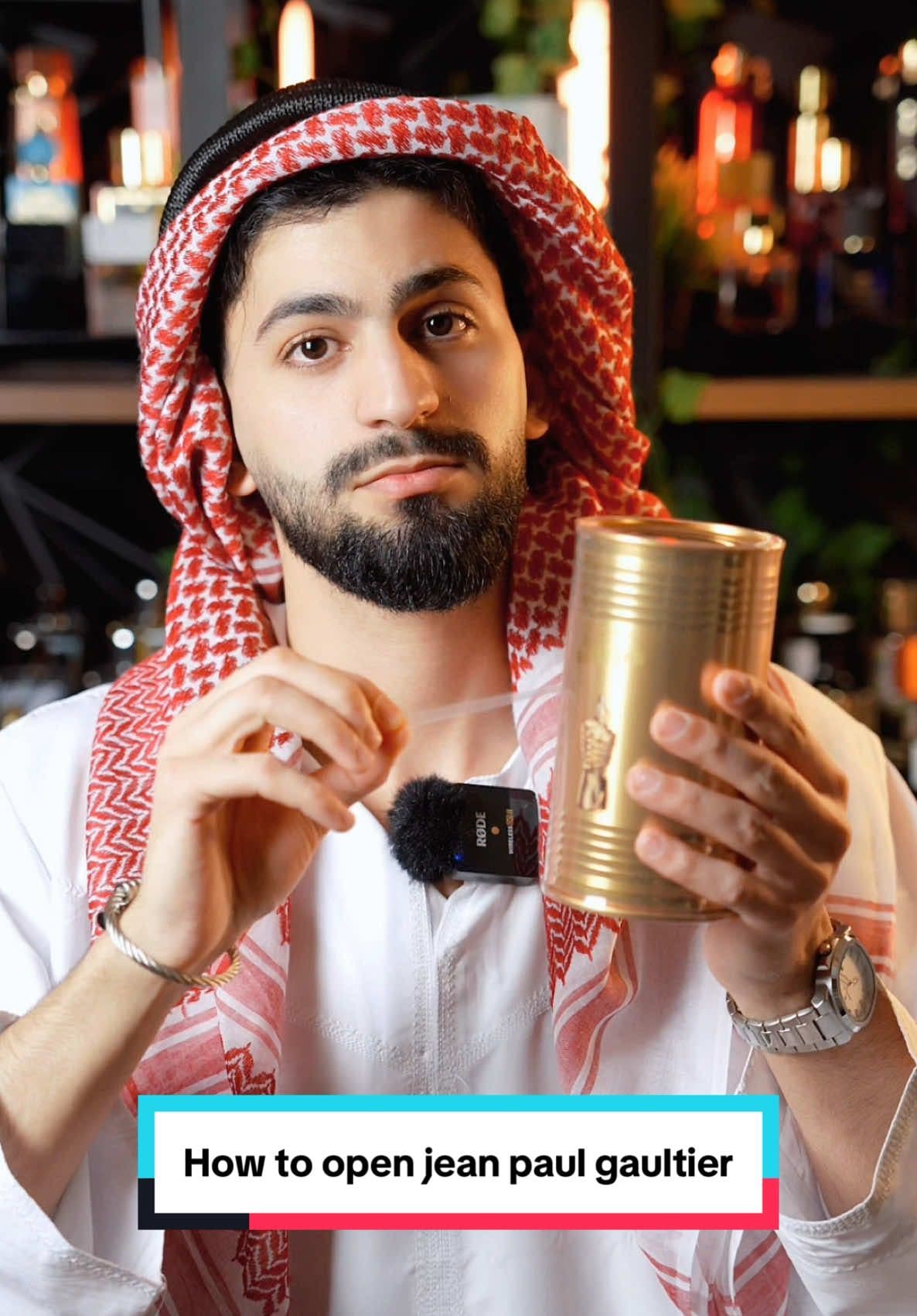 How to open jean paul gaultier le male elixir absolu #perfume #fragrance #fragrancetiktok 