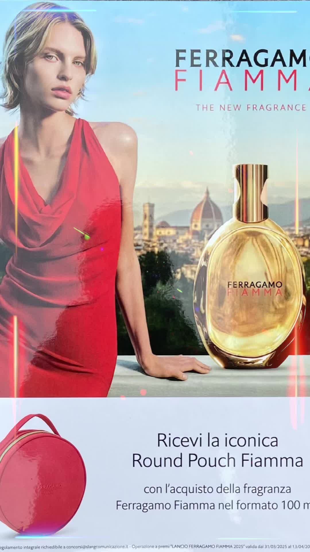 FERRAGAMO FIAMMA con l'acquisto della fragranz Ferragamo Fiamma nel formato 100Ml Ricevi la iconica Round Pouch Fiamn . Una rivelazione fresca e autentica dell’estro moderno e dell’eleganza sensuale del marchio. Il nome evoca la fiamma che ispira e illumina le donne mentre abbracciano ed esprimono la versione migliore di sé stesse, attraverso un rinnovato sentimento di energia  e vitalità.                                                                                                                     Tradizione e innovazione si uniscono in una composizione eclettica e accattivante, ricca di emozioni e sfumature.  Creata in collaborazione con Clement Gavarry, senior perfumer di Firmenich, Fiamma compone una sinfonia sensoriale di note floreali e legnose che racchiudono lo spirito audace e sofisticato del brand fiorentino. La combinazione unica di note morbide e seducenti celebra la bellezza della natura, aprendo la fragranza con la dolcezza invitante della pera bianca, unita all'ambra e agli accenti speziati, mentre le vibrazioni della gardenia creano un cuore di sensazioni cremose  e verdeggianti. TESTA: Pera Bianca CUORE: Gardenia FONDO: Ambrox #profumeriacaia #caiaprofumeria #tropea #tropeabeach #tropeacalabria #tropea❤ #tropeaitaly #calabria #sun #estate #vacanze #mare #profumi #eaudeparfum #leparfum #uomo #donna #novità #ferragamo #ferragamofiamma 