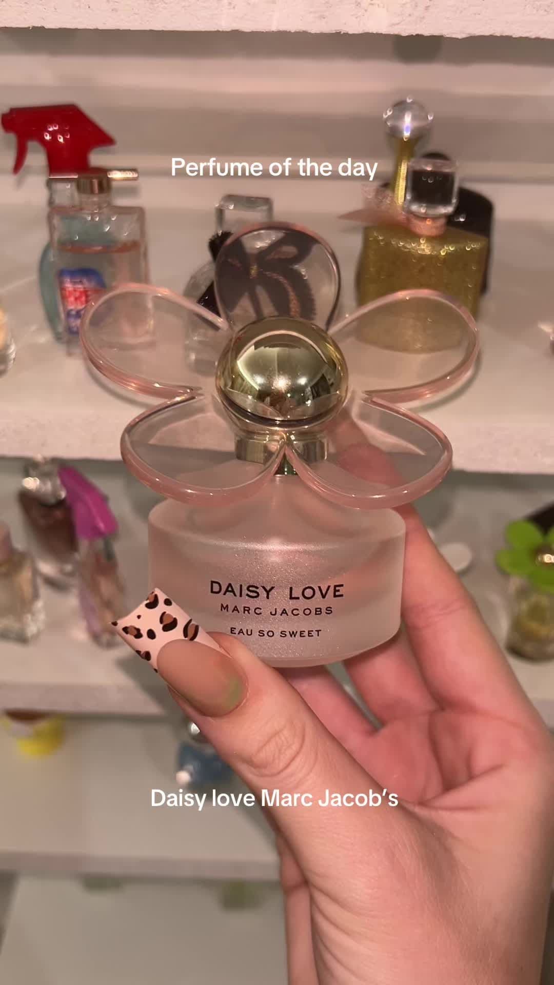 Perfume of the day - daisy love @marcjacobs #perfume #girlyperfume #fyp