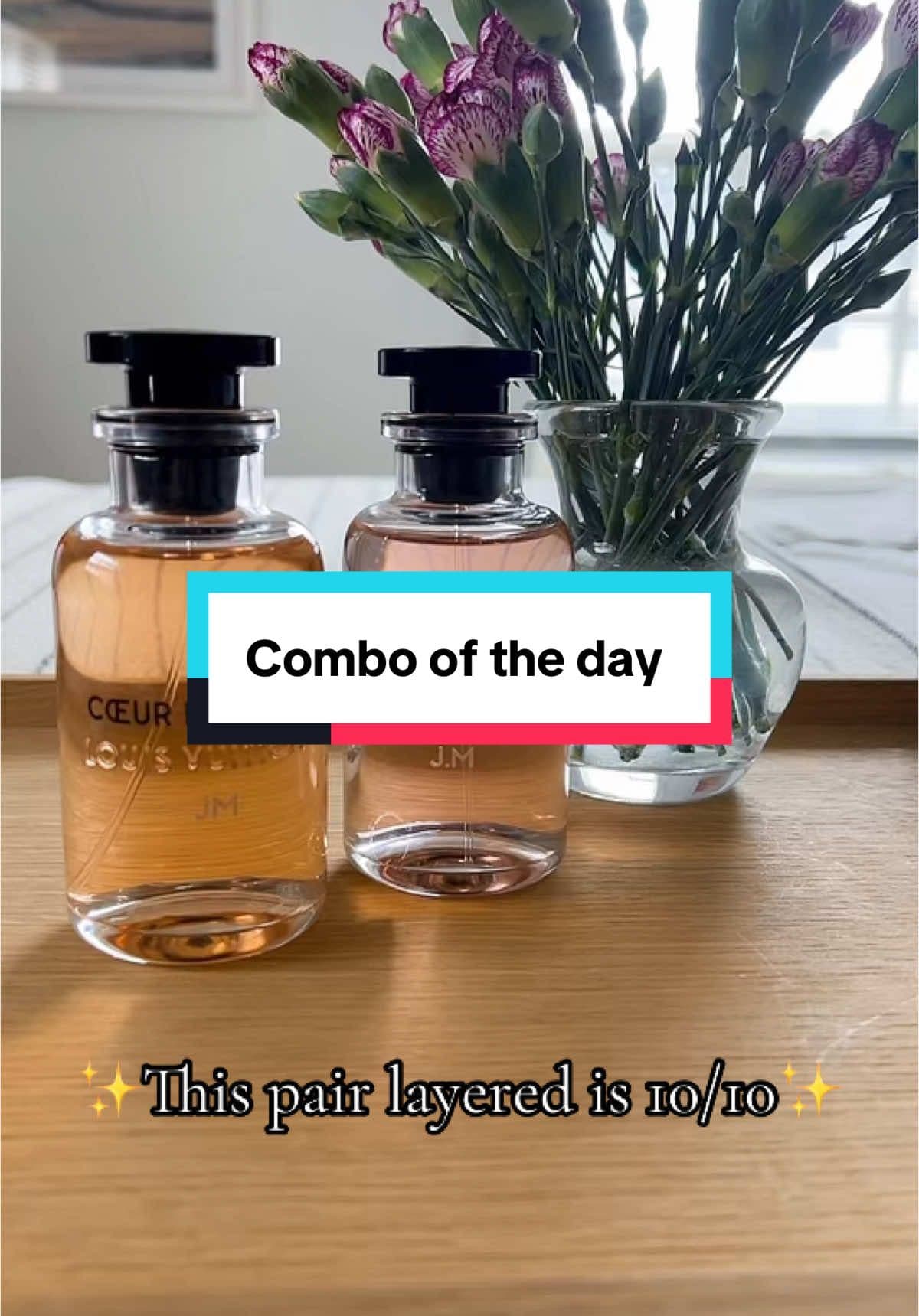 Thank you to @Lexie @ Saks Boca 👠👜 for sharing this combo. It’s insanely good!!!!!  @Louis Vuitton #perfumetiktok #perfumecollection #perfumerecommendations #sotd #fyp #fragrancetiktok #attrappereves #cœurbattant #louisvuitton 