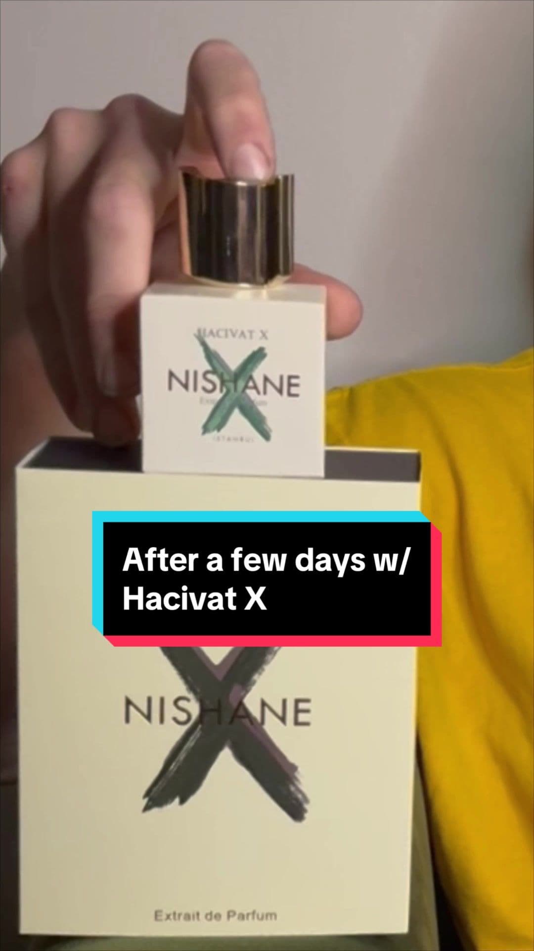 If you’re patient, #HacivatX rewards you. The drydown is crazy. #fragrancetok #smelltestdummy  