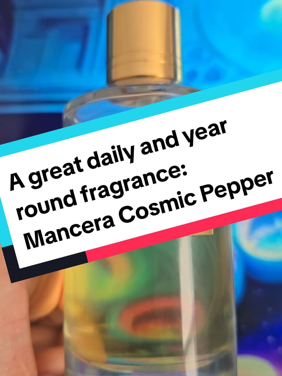 Need a fragrance you can wear year round? Check out Mancera Cosmic Pepper! #fragrancetiktok #fragrance #perfumetok #perfumetiktok #fragrancetok #mancera 