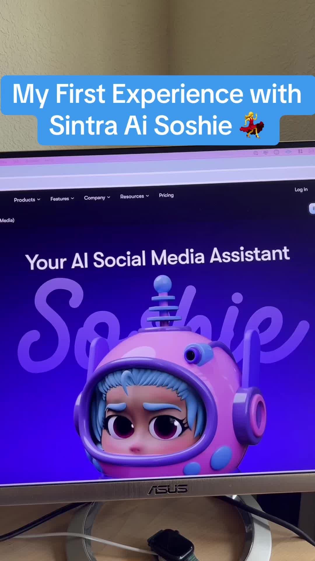 Alright Soshie… let’s see if you can out-chat ChatGPT 😏💅 Testing Sintra AI as my new social media manager 👨‍💻📱 #AIshowdown #SintraSoshie #ChatGPTWho #SocialMediaGlowUp #LetsGetAutomated