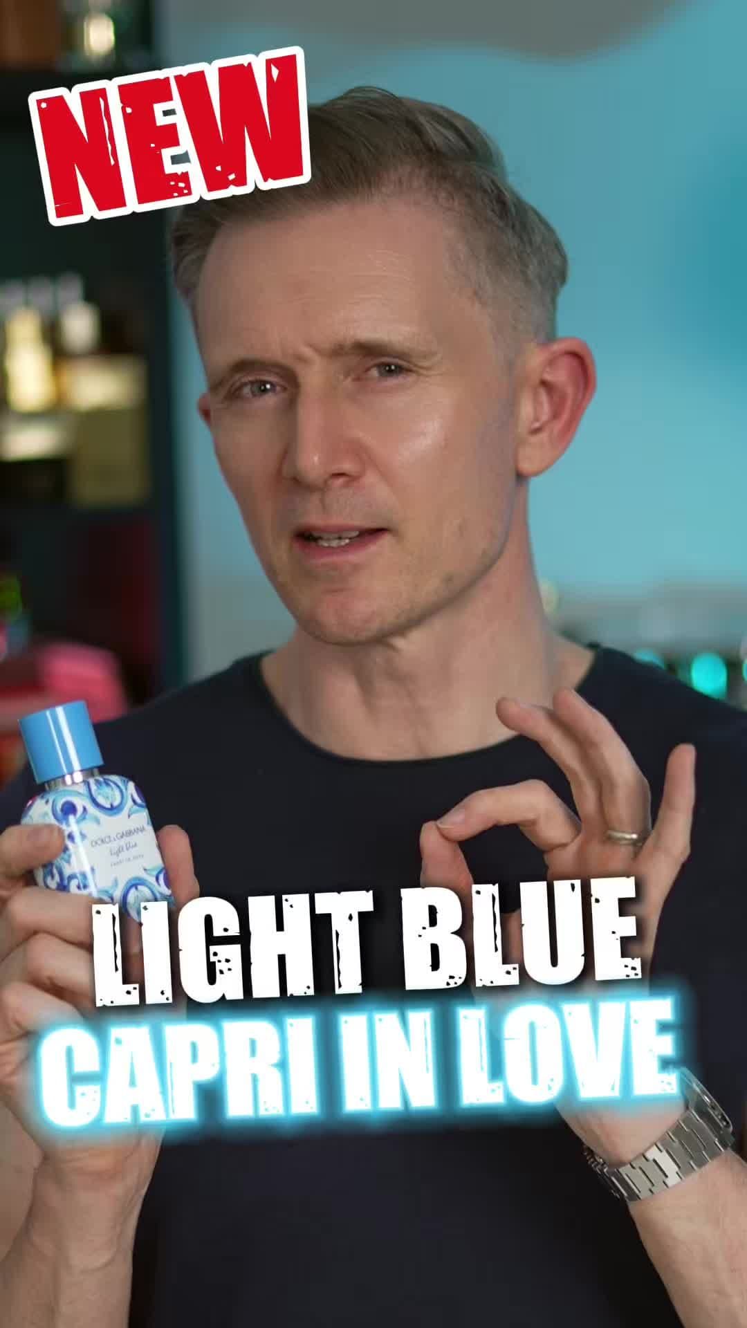 NEW DOLCE & GABBANA LIGHT BLUE CAPRI IN LOVE - AWESOME SUMMER FRAGRANCE! #fragtok #cologne #fragrance #fragrancetiktok #perfumetok #perfumes #aftershave 