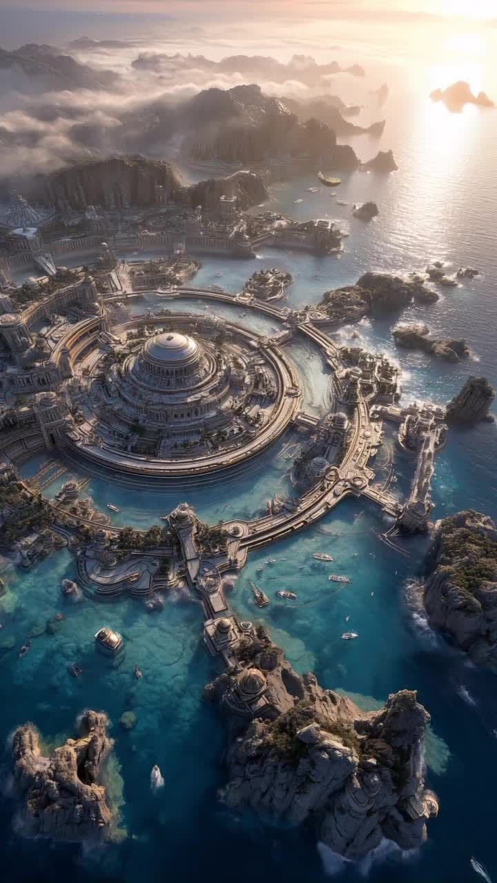 Atlantis the lost kingdom #fyp #fyp #ancienthistory #atlantis #lostkingdom #ai #aigenerated 
