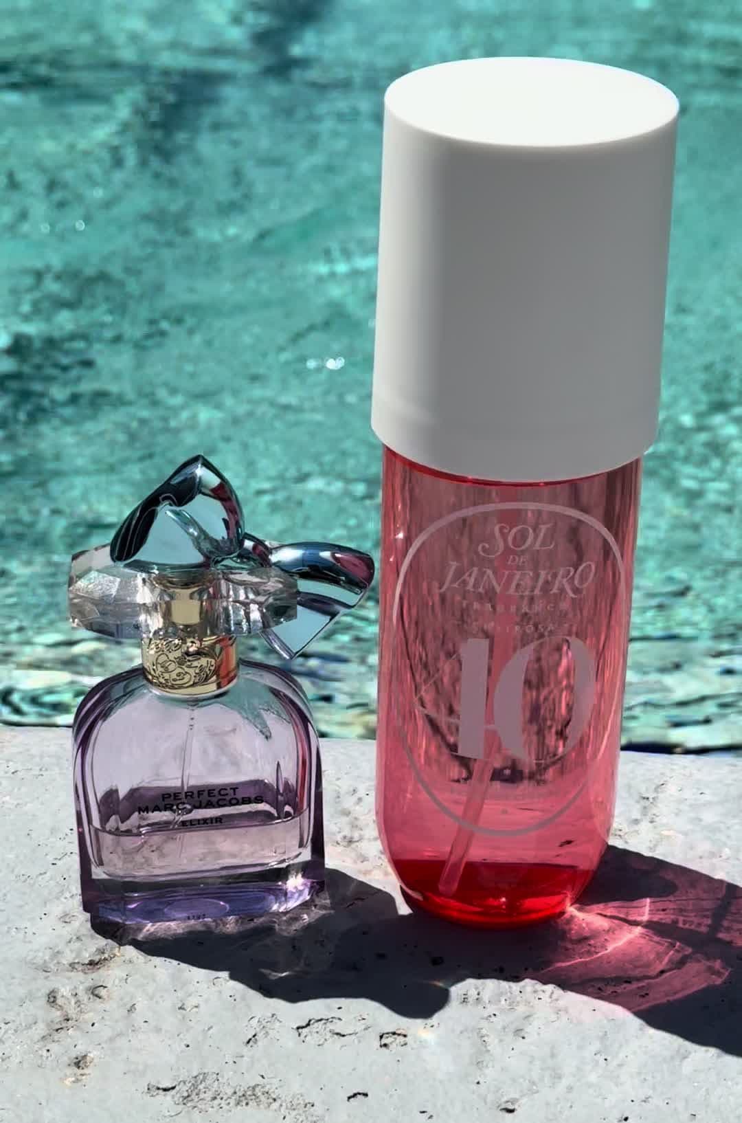 ✨Scent of the Day ✨ Wearing Marc Jacobs Perfect Elixir + Cheirosa 40 by Sol de Janeiro 💜🍦💖 Both have that dreamy combo of plum, amber & vanilla — sweet, warm, and addictive 😍 They layer like a perfume power couple 💥 and the longevity? INSANE. She projects like crazy. 10/10 recommend! #perfumetiktok #perfumes #fragrance #fragrancetiktok #fyp #foryoupage #sotd #smellgood #delicious #combo #layering #soldejaneiro #marcjacobs #fl @Sol de Janeiro @marcjacobs @MarcJacobsFragrances 