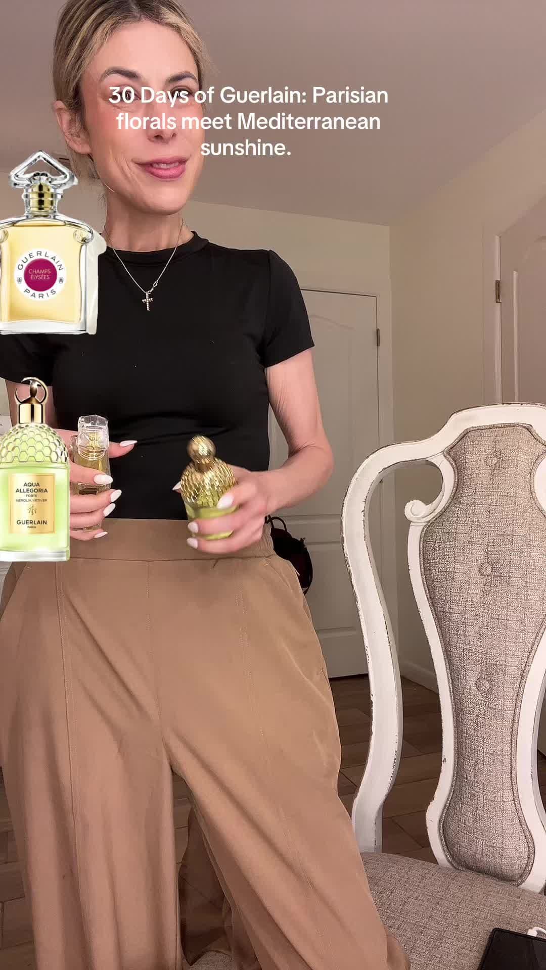 30 Days of Guerlain: Parisian florals meet Mediterranean sunshine. Champs-Élysées adds romantic mimosa, while Nerolia Vetiver brings the neroli glow. Clean, luminous, and effortlessly elegant—like golden hour in full bloom.#PerfumeTok #rgv #tiktokviral #viralperfume #guerlain 30DaysofGuerlain #PerfumeLayering #ChampsElysees #NeroliaVetiver #GuerlainLover #FragranceBestie #ScentOfTheDay #PerfumeTok #CleanGirlPerfume #SoftFloralGlow #spraytothegods #iwantmyancestorstosmellme @Guerlain #IWannaSmellExpensive #TeamOverspray #FrenchPerfumeVibes 
