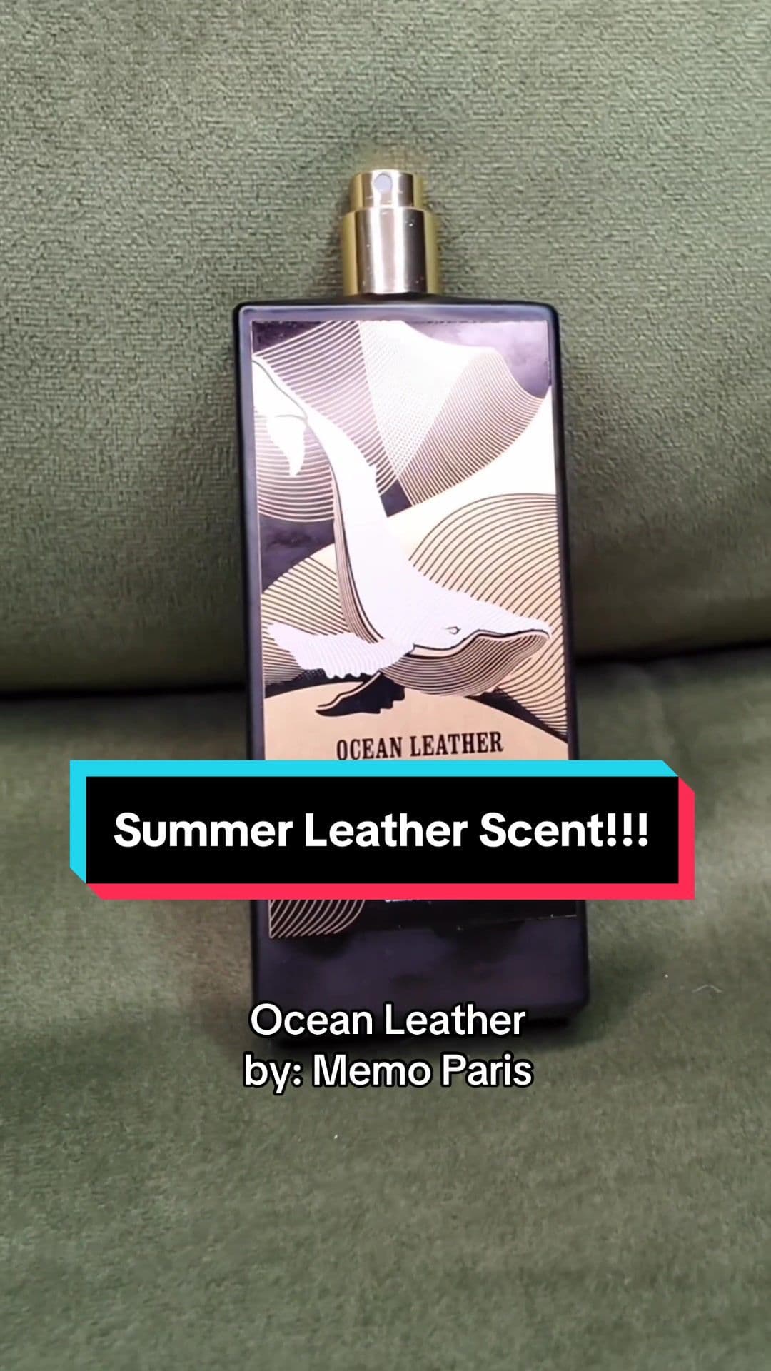 Ocean Leather by Memo actually pulls it off. #memoparis #oceanleather #fragrancetok