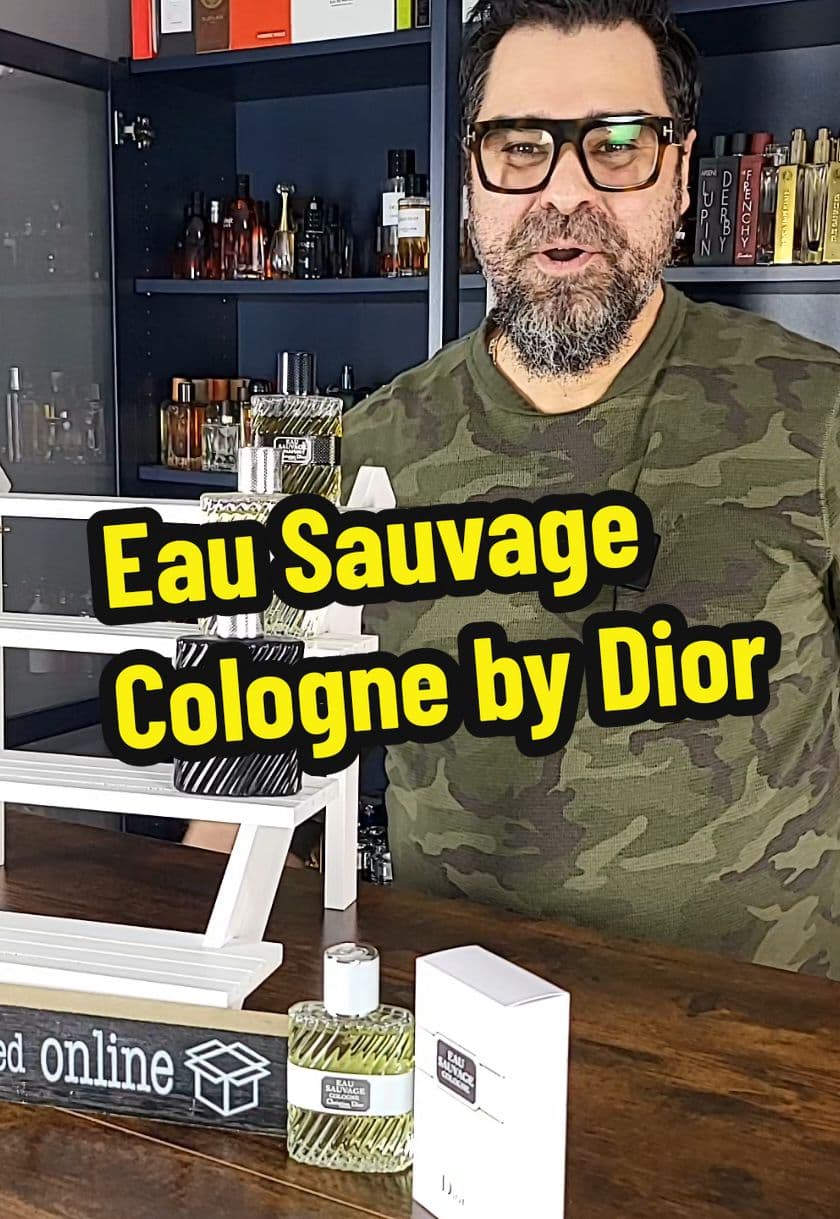 Scent of the Day is Eau Sauvage Cologne by Dior.  What an excellent flanker by the brand.  #scentoftheday #fragrancetiktok #sotd #perfumetiktok #fragrance #robes08 #dior #eausauvagecologne @Dior 