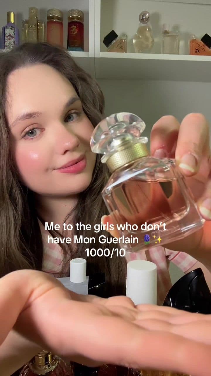 The most elegant & refined perfume for women, reminds me of a young & wealthy lady @Guerlain ✨ #perfume #parfum #parfums #fragrances #luxuryperfume #perfumetiktok #perfumetok #fragrancetiktok #monguerlain 