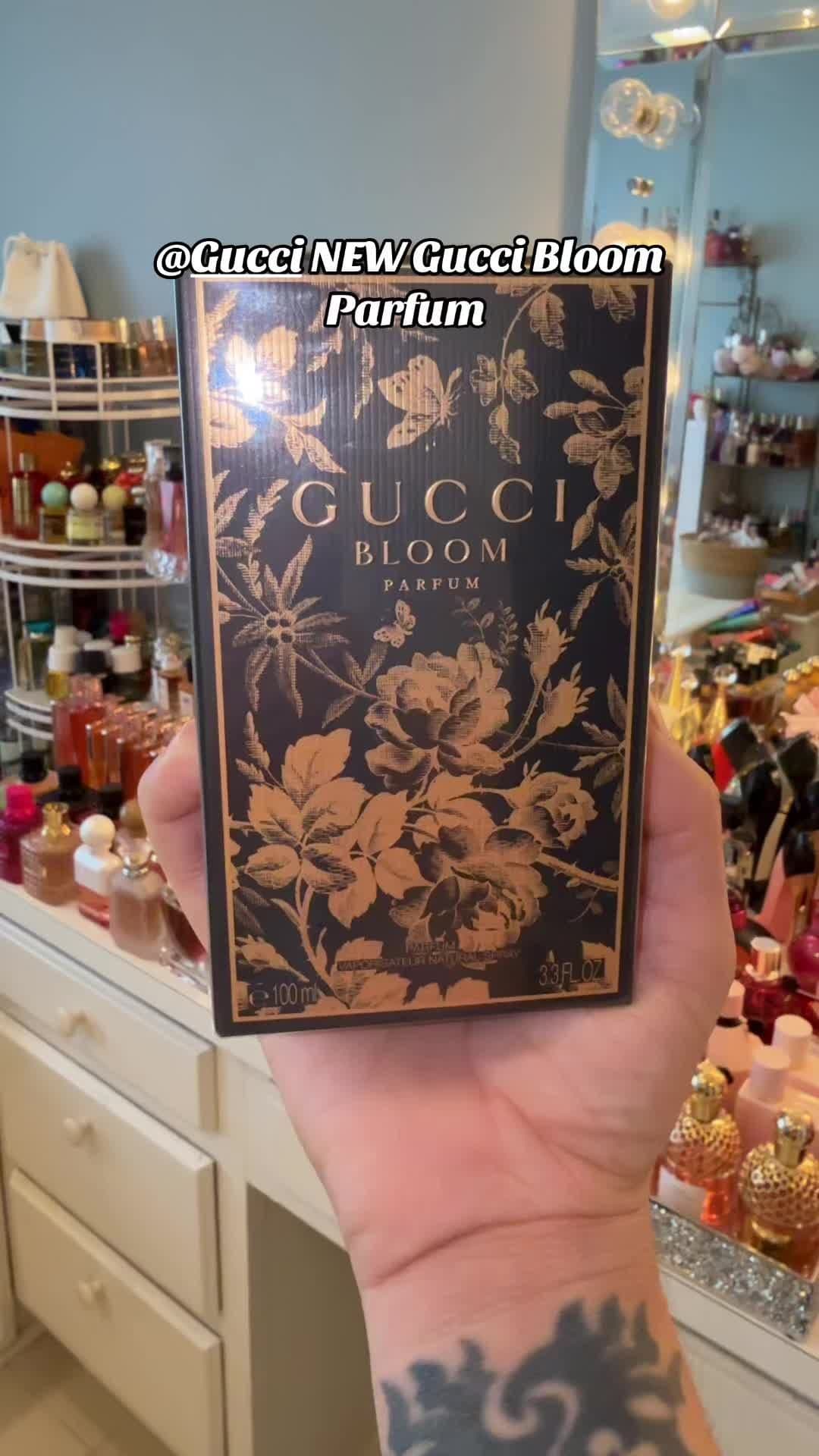 @Gucci NEW Bloom Parfum.. A Delicious Spicy Vanilla Fragrance!! That I was not expecting!!! Definitely for Date Night!! @Macy’s                                #gucci #guccibloom #guccibeauty #macys #macysgifttok #perfume #perfumetiktok #perfumecollection #perfumereview #fragrance #fragrancetiktok #fragrancetok #guccigang #fragrancereview #tiktokbeauty #tiktokperfume 
