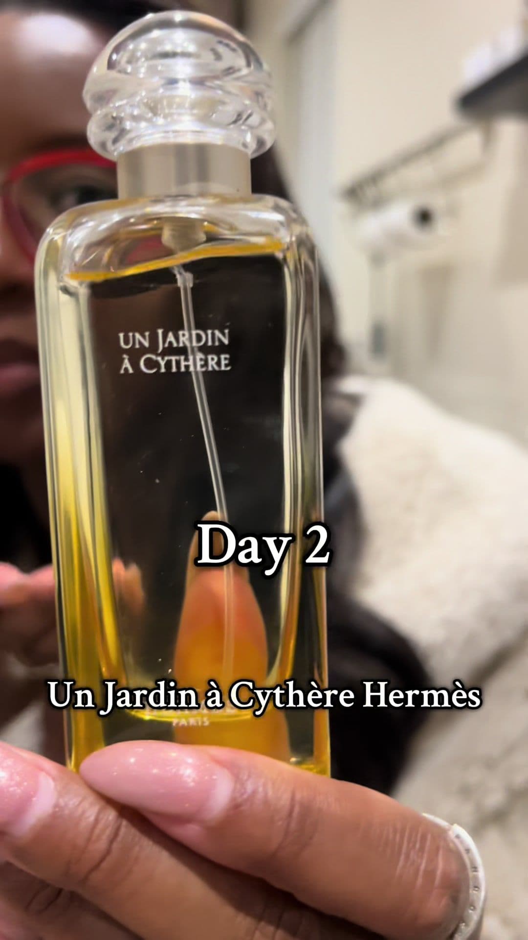 Day 2/100.. Today we’re talking about the beautiful Un Jardin à Cythère by Hermès. What do you think? Have you gotten your nose on this lemon pistachio sweet treat? Enjoy! #100daysoffragrance #Day2 #unjardinacythere #Hermes #fragrancetiktok #perfumetiktok 