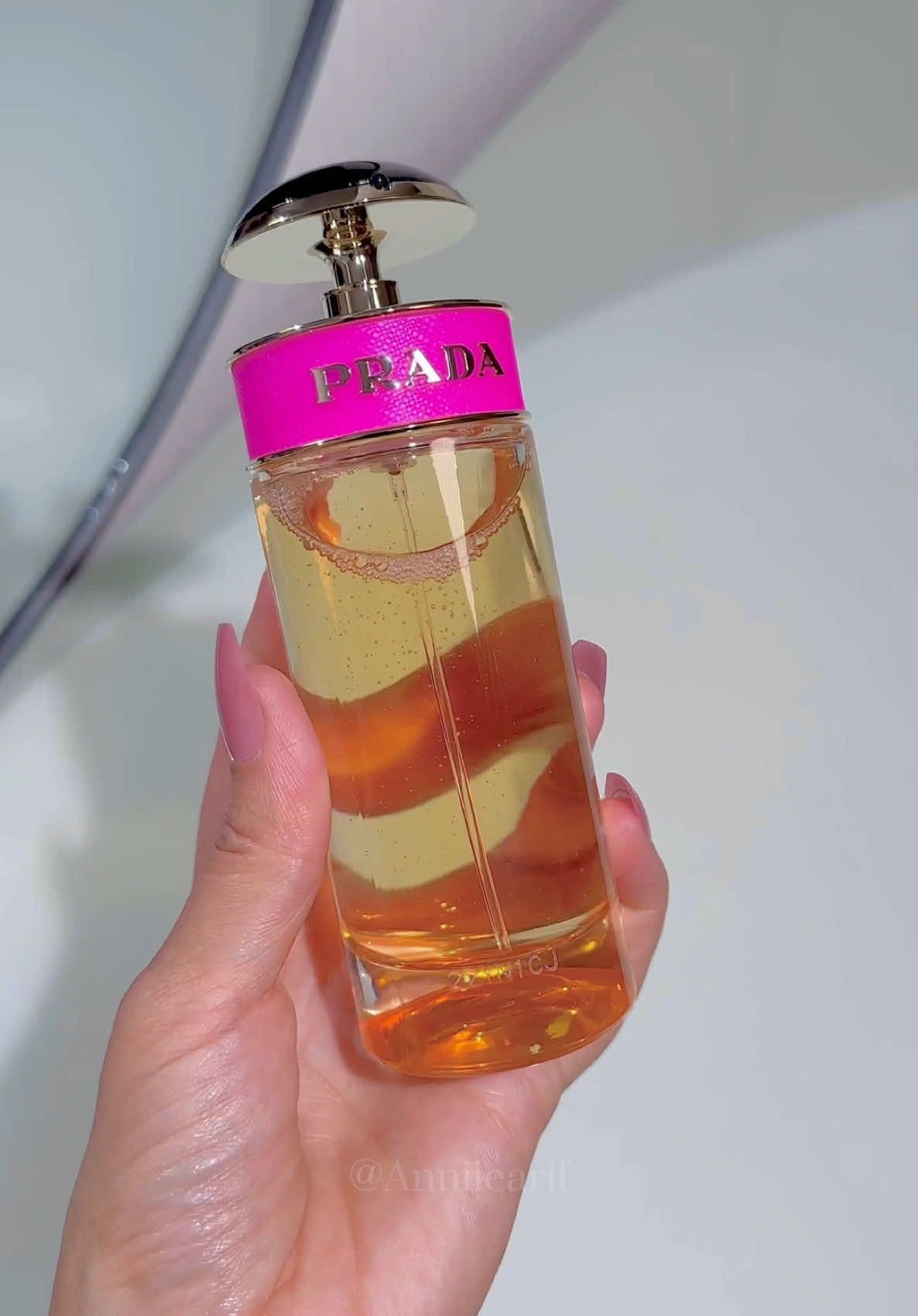Sweet, bold, and unforgettable – Prada Candy is pure indulgence in a bottle. Caramel dreams, vanilla kisses, and a touch of musk… this is what luxury smells like. 💕🎀💫 @pradabeauty @The Perfume Shop Limited  #PradaCandy #PerfumeLovers #FragranceAddict #VanillaVibes #ScentOfTheDay