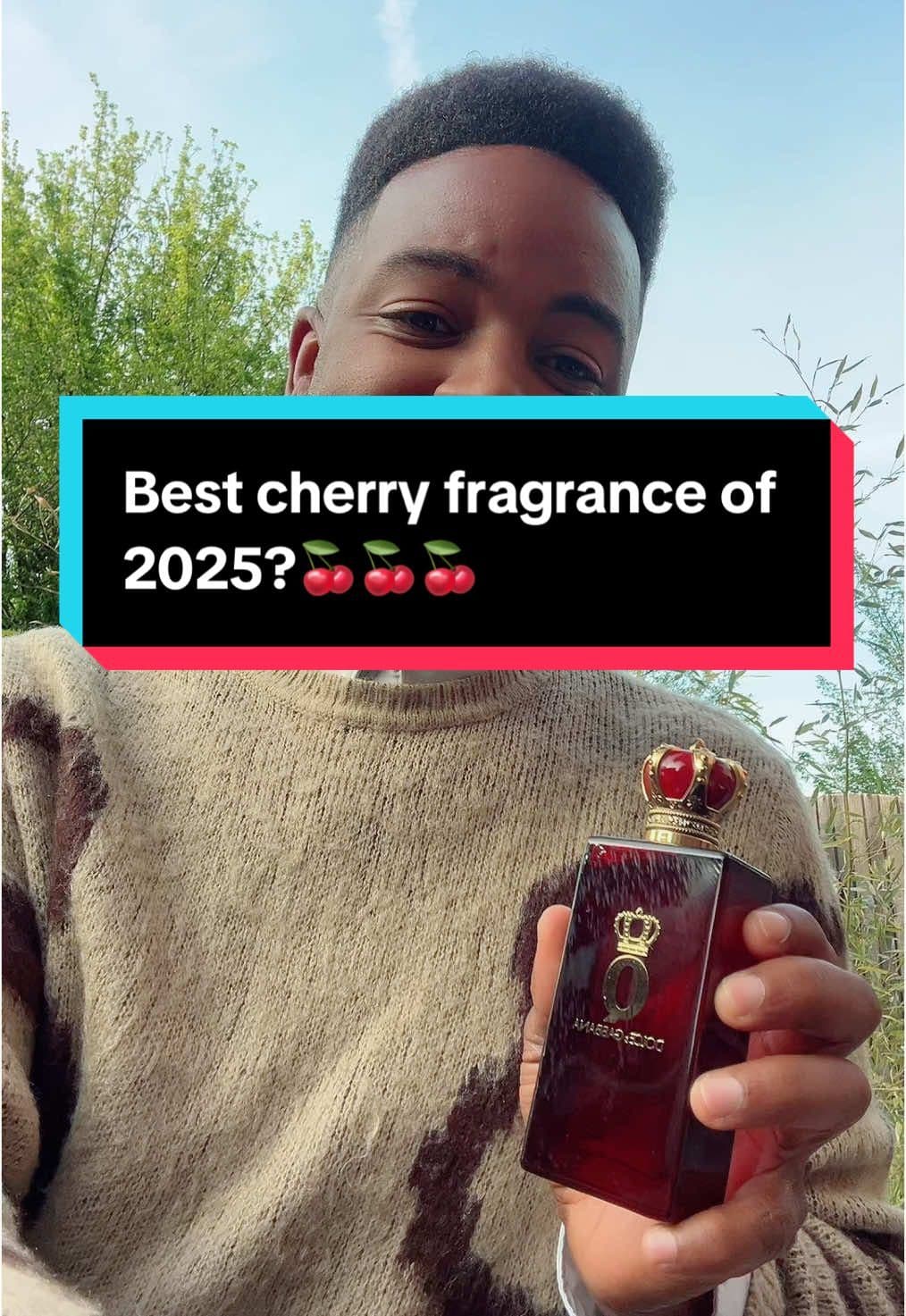 Best cherry fragrance of 2025? The next big cherry fragrance ? Q by Dolce & Gabanna ! A Beautiful floral gourmand fragrance with vanilla , jasmine and a candied cherry! One of the best cherry fragrances that I’ve tried ! Very mass appealing ! Cherry is not really a note that i like much of in Fragrance but this one is damn good ! Deffo sample if you can guys ! #nichefragrance #designerfragrance #qdolcegabbana #perfumetiktok #fragrancetiktok #fyp #sotd #uktiktok 