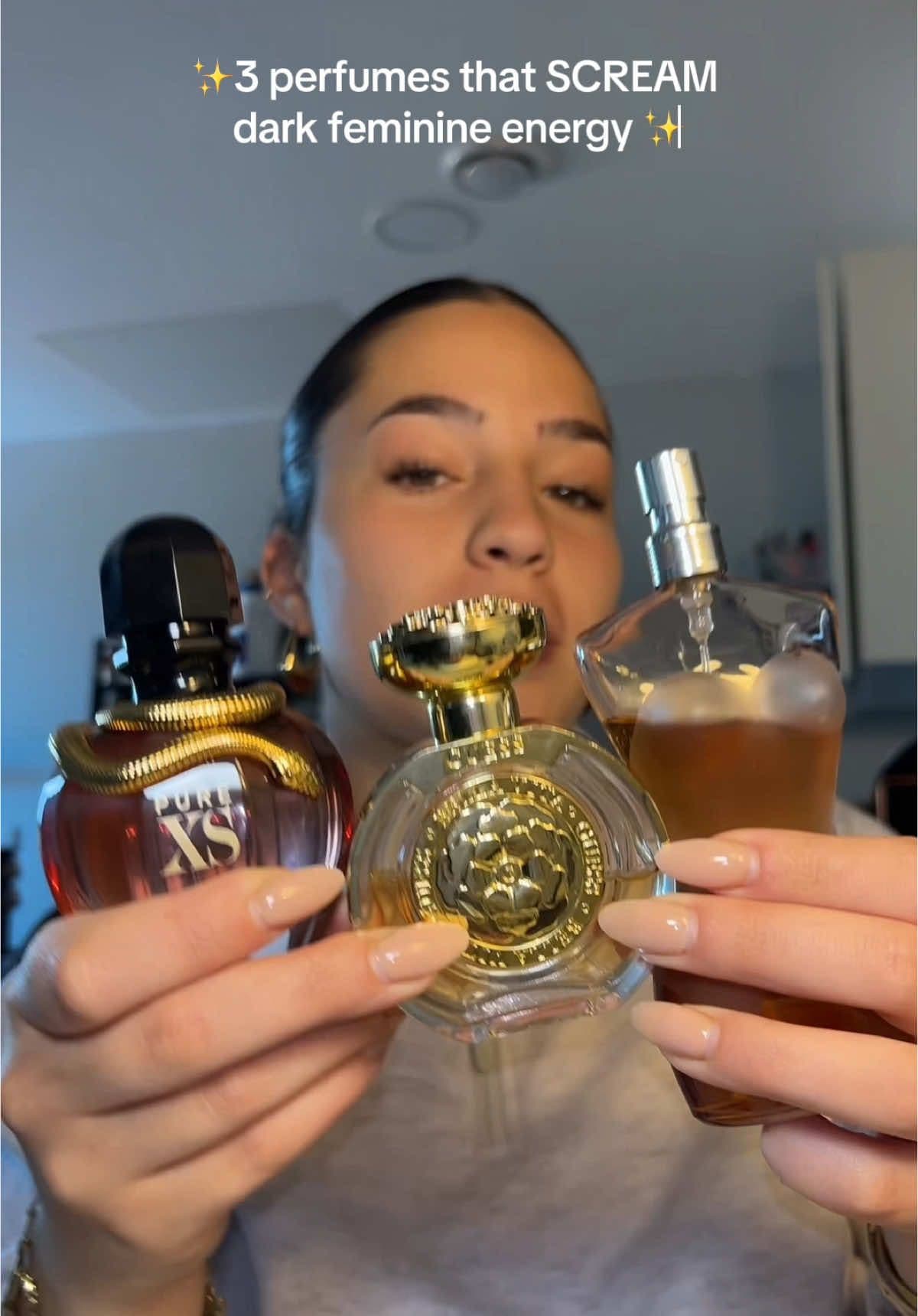 🖤🖤 Names of Perfumes: Bella vita - @GUESS, Pure XS - Paco Rabanne,  Jean Paul Gaultier Classique - @JeanPaulGaultier  #darkfeminineenergy #darkfeminine #darkfeminineperfume #perfumes #femaleperfume #perfumestiktok #perfumescheck #summerperfume 