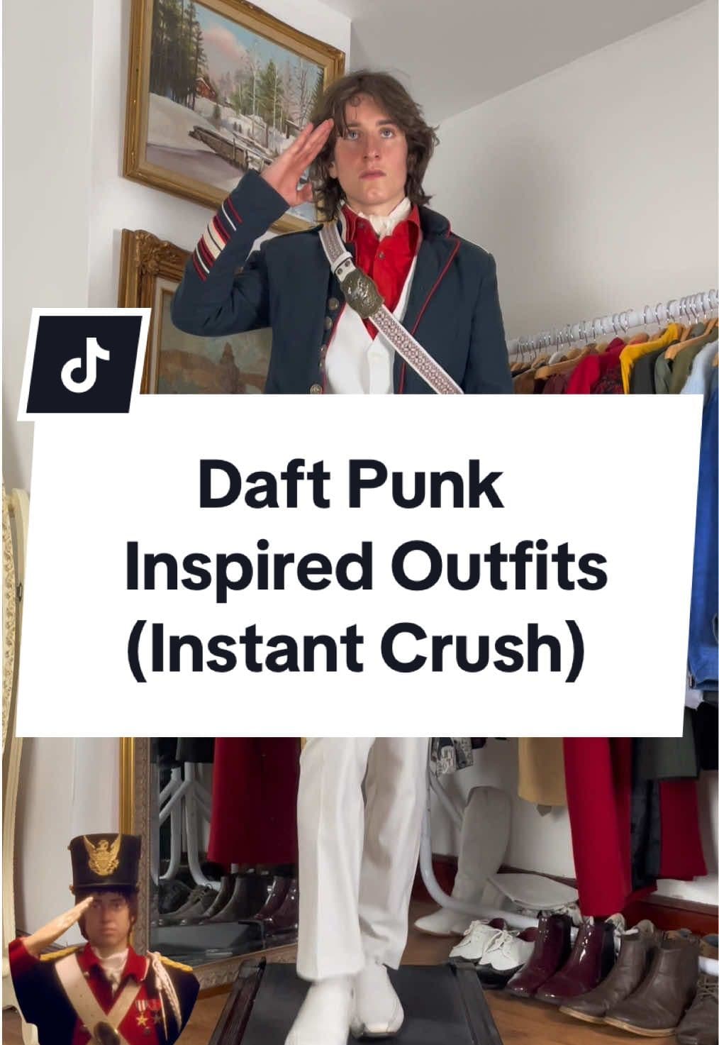 Daft Punk Inspired Outfits (Instant Crush)  #daftpunk #juliancasablancas #instantcrush #musicinspiredclothing #inspiredoutfits #rhystrinder #fyp 