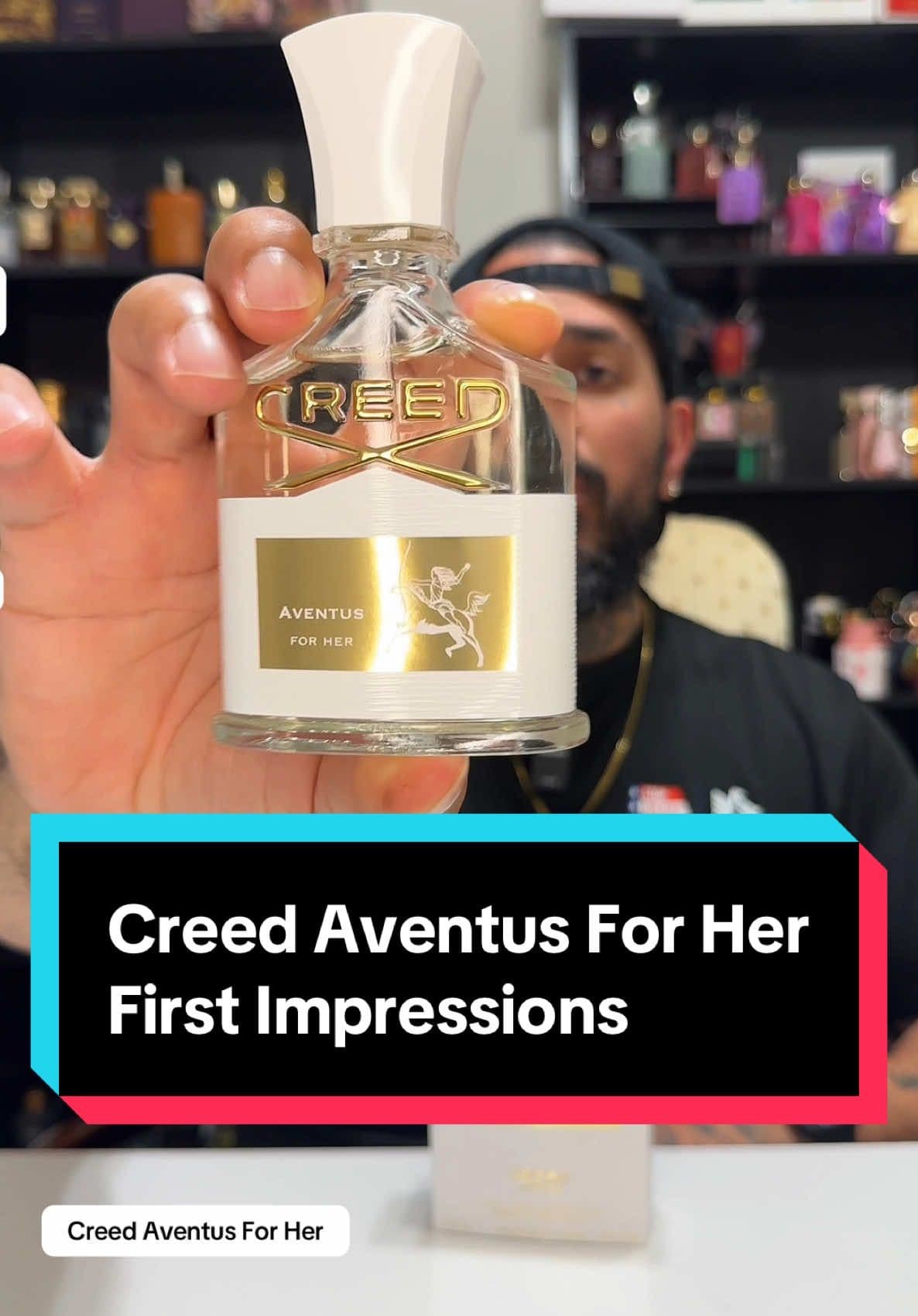Creed Aventus For Her is Fresh, Clean, & Musky. This would be a great fragrance for a woman over 35 years of age in the office or professional setting. #parfum #perfumes #perfume #perfumecollection #scent