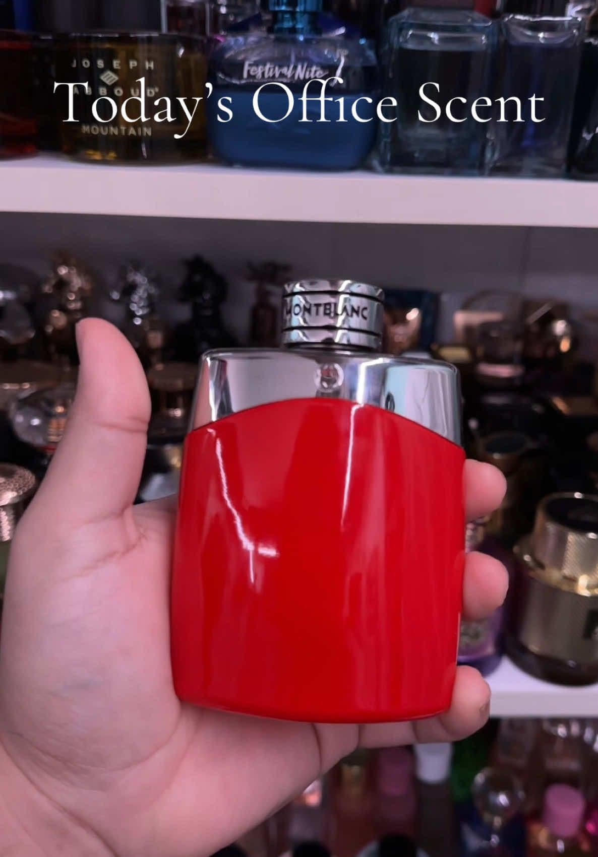 Mont Blanc Legend Red #fragrance #fragrancetiktok #smellgood #perfumetiktok 