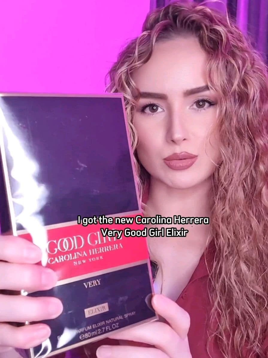 New Carolina Herrera Very Good Girl Elixir @Carolina Herrera  #perfumetok #fragrance #perfumetiktok    #fragranceformen #cologne #Curlyfragrance 
