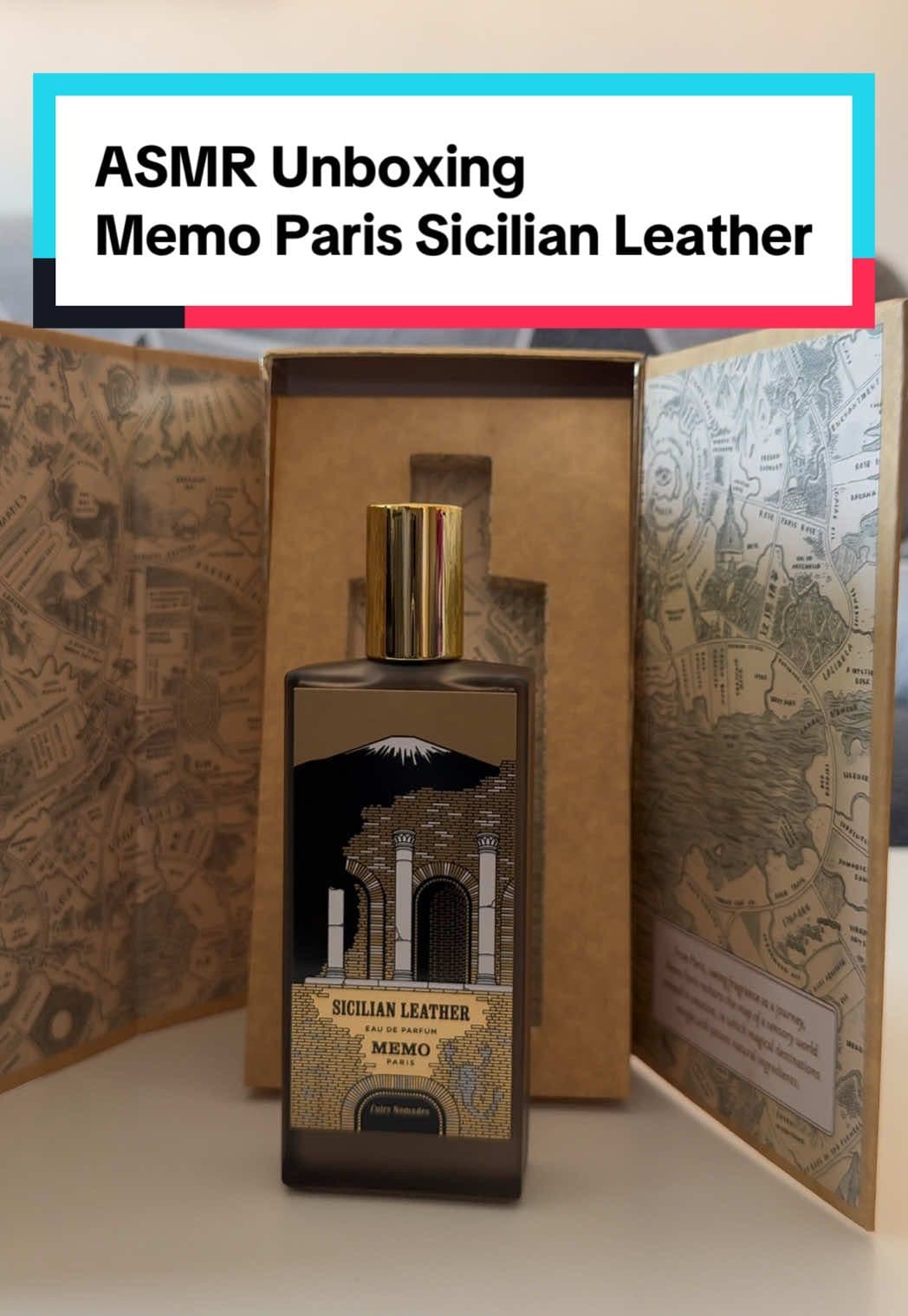 Underrated gem from Memo Paris - ASMR Unboxing Sicilian Leather - A citrusy and herbal leather fragrance, will definitely wear it this summer ☀️ #fragrance #fragrancetiktok #cologne #perfume #niche #nichefragrance #memo #memoparis #menscologne #summerfragrance #freshfragrance #fyp 
