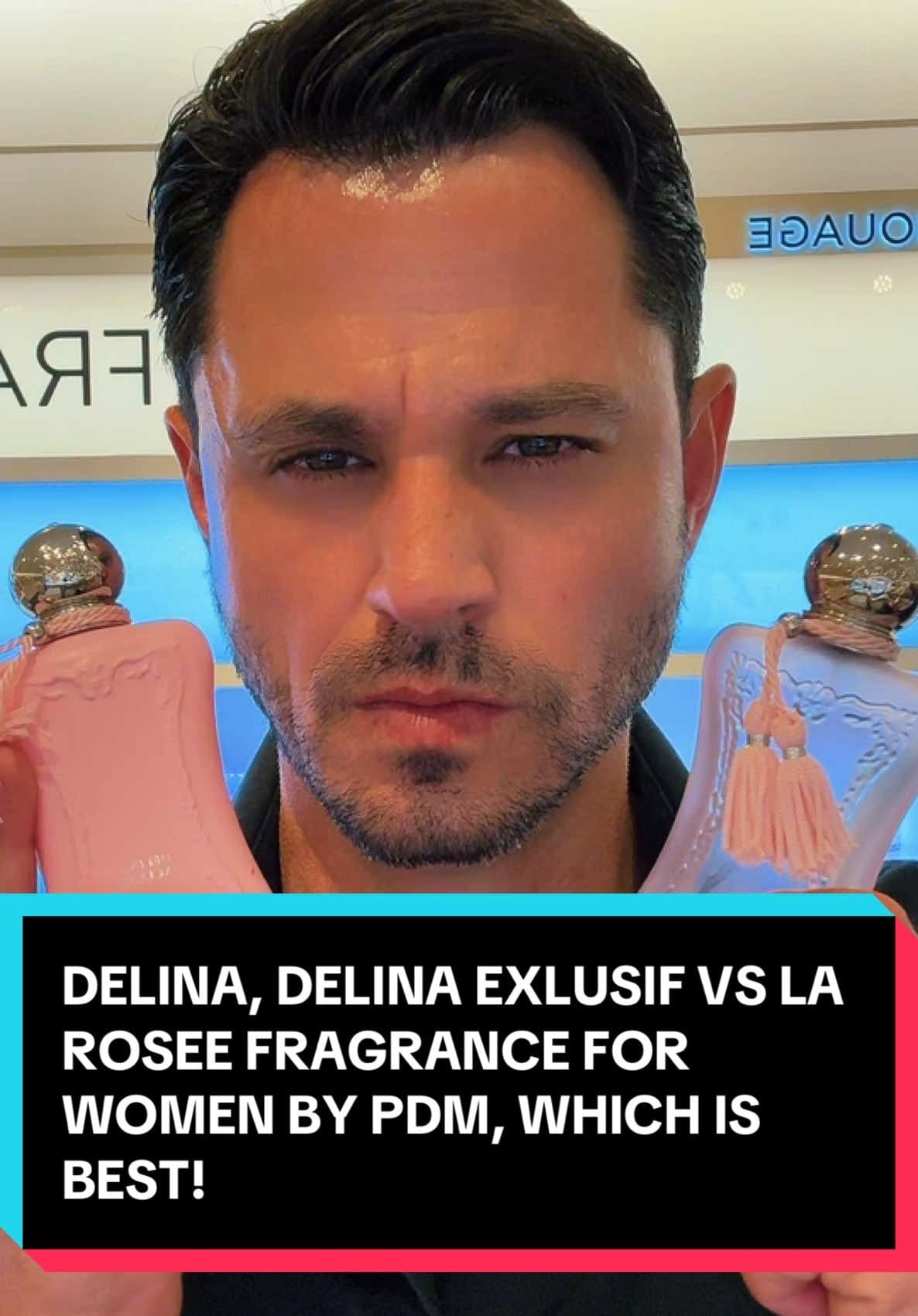 DELINA, DELINA EXLUSIF VS LA ROSEE FRAGRANCE FOR WOMEN BY PDM, WHICH IS BEST! #fragrancetiktok #fragrance #perfumetiktok #perfumes #perfumetok #parfumsdemarly #women #woman #forthewomen #forthegirls #fyp 