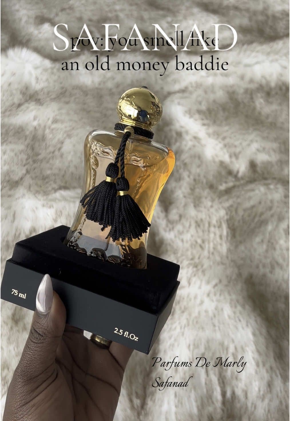 Smells as good as it looks #safanad #parfumsdemarly #fragrancetiktok #perfumetiktok #nicheluxury Parfums De Marly Safanad.