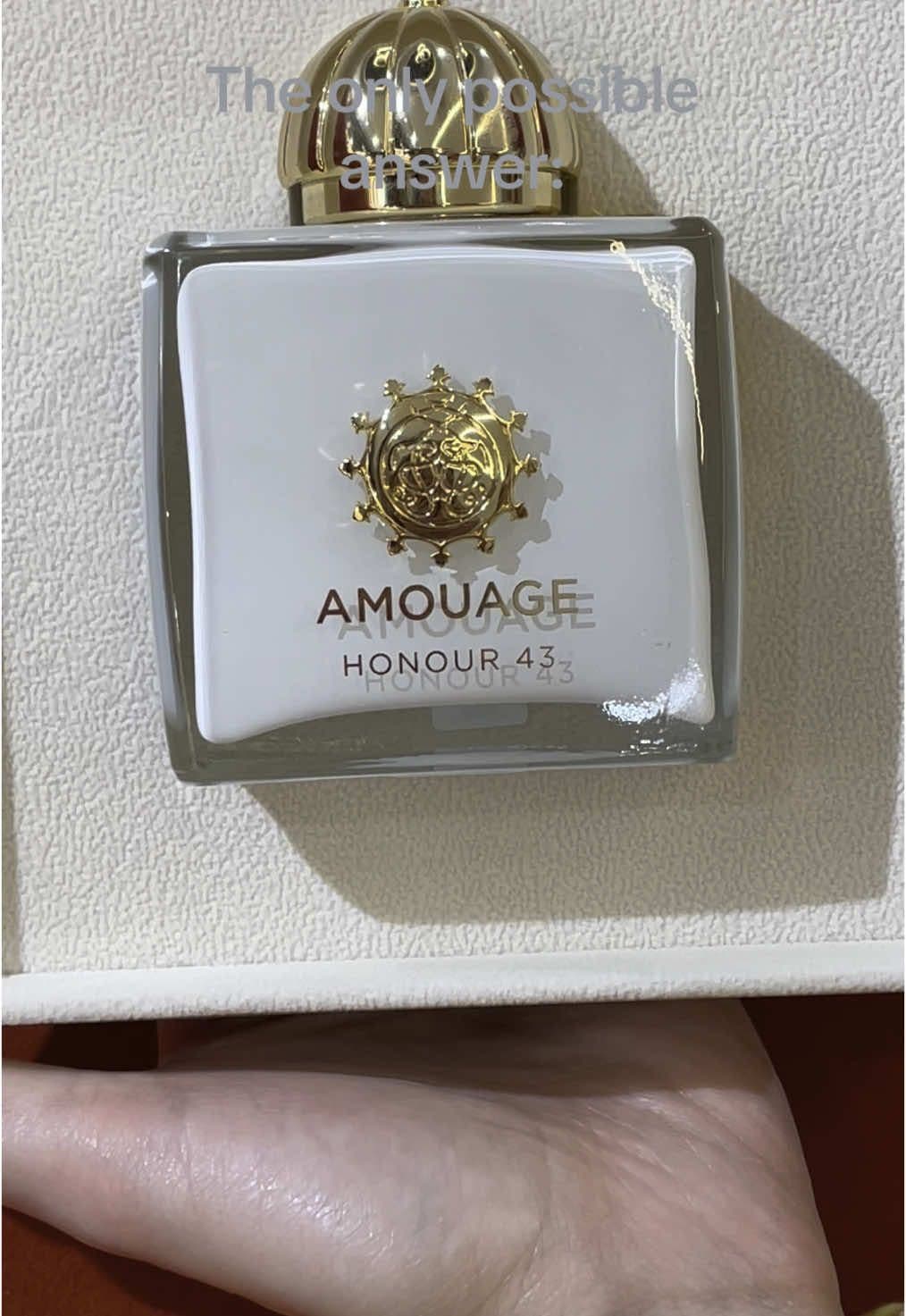 The one and only Honour 43 by Amouage! #amouageperfume #honour43 #perfumetiktok #fyp #maisondeparfumpeishtina 