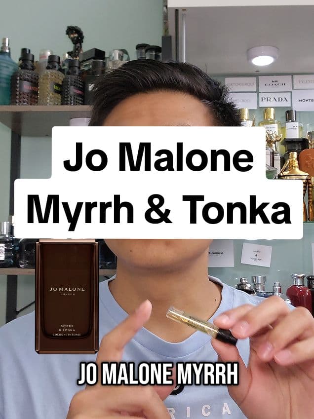 Jo Malone Myrrh & Tonka #fragrancetok #hyperfragrance #fragrance #perfume #cologn #fragrancetiktok #fragrancecollection 