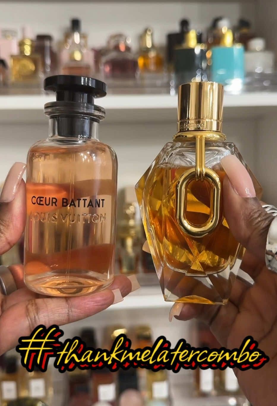 SOTD:  Louis Vuitton Coeur Battant and Paco Rabanne Million Gold for Her. Pear, jasmine, and ylang-ylang!  Thank me later!!