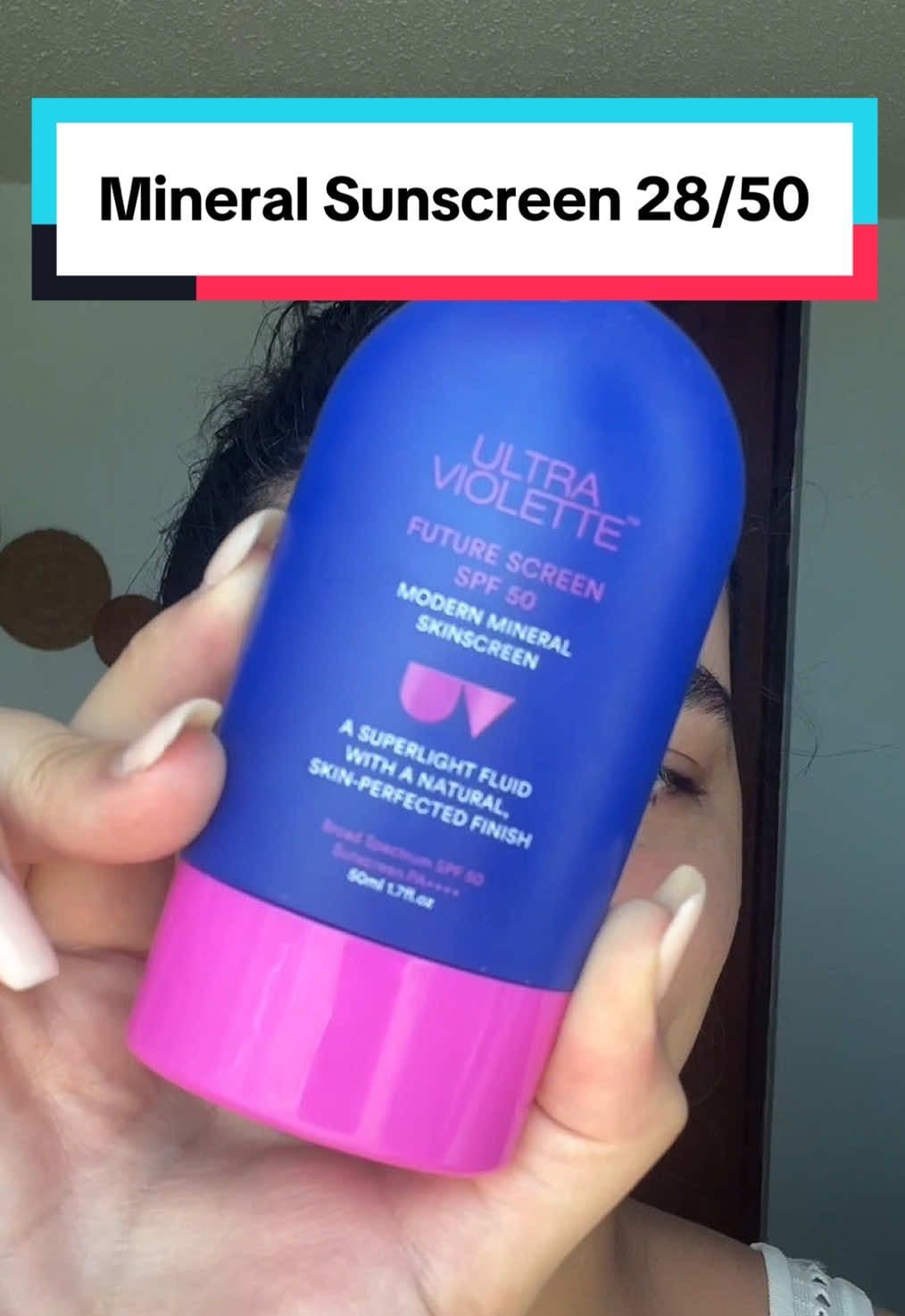 so far I’ve loved everything about @Ultra Violette Australian SPF you guys need to try their products ☀️ #acne #mineralsunscreen #mineralspf #sunscreenreview #review #ultraviolette ultra violette future screen