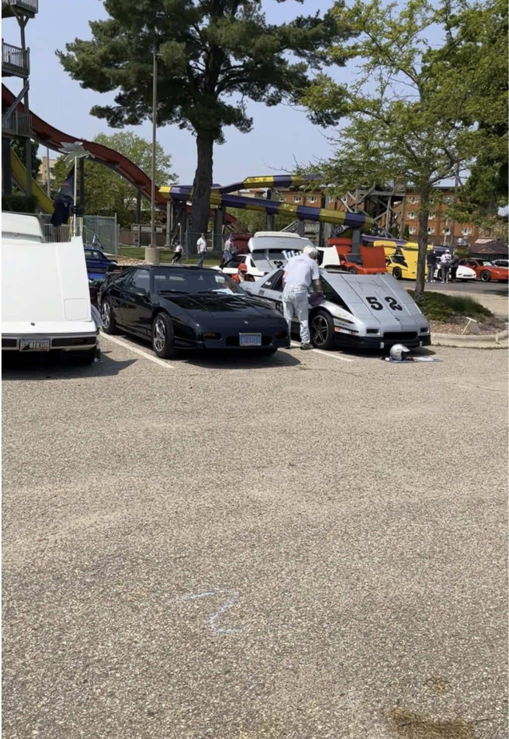 The Dells Run, a Fiero tradition since 1990 #pontiac #fiero #fierogt #carguy #cargirl #carculture #custom #modified #wisconsin #wisconsindells #dells #customcars 