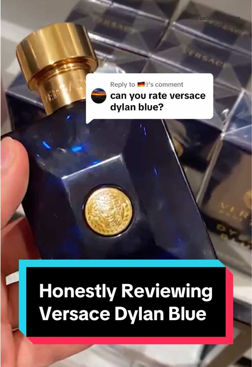 Replying to @🇩🇪✞ Honestly Reviewing Versace Dylan Blue #perfume #fragrancetiktok #fragrance #cologne #scentsecrets #review #rating #versace #dylanblue #versacedylanblue @Versace @Elha Cosmetics 