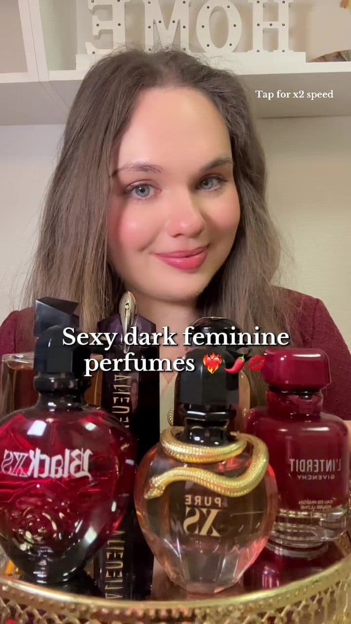 Sexy dark feminine energy perfumes for women ❤️‍🔥✨ - Rabanne black XS @rabanne  - Rabanne Pure XS - Givenchy L’interdit rouge ultime @Givenchy Beauty  - Maison Alhambra L’intrude @MAISON ALHAMBRA @Lattafa Perfumes  - YSL Libre intense @YSL Beauty  - Mugler Alien @Mugler  #perfume #parfum #parfums #fragrances #luxuryperfume #nichefragrance #perfumetiktok #perfumetok #fragrancetiktok #darkfeminine #darkfeminineenergy #femmefatale #darkfemininity #gothic #gothicperfume 