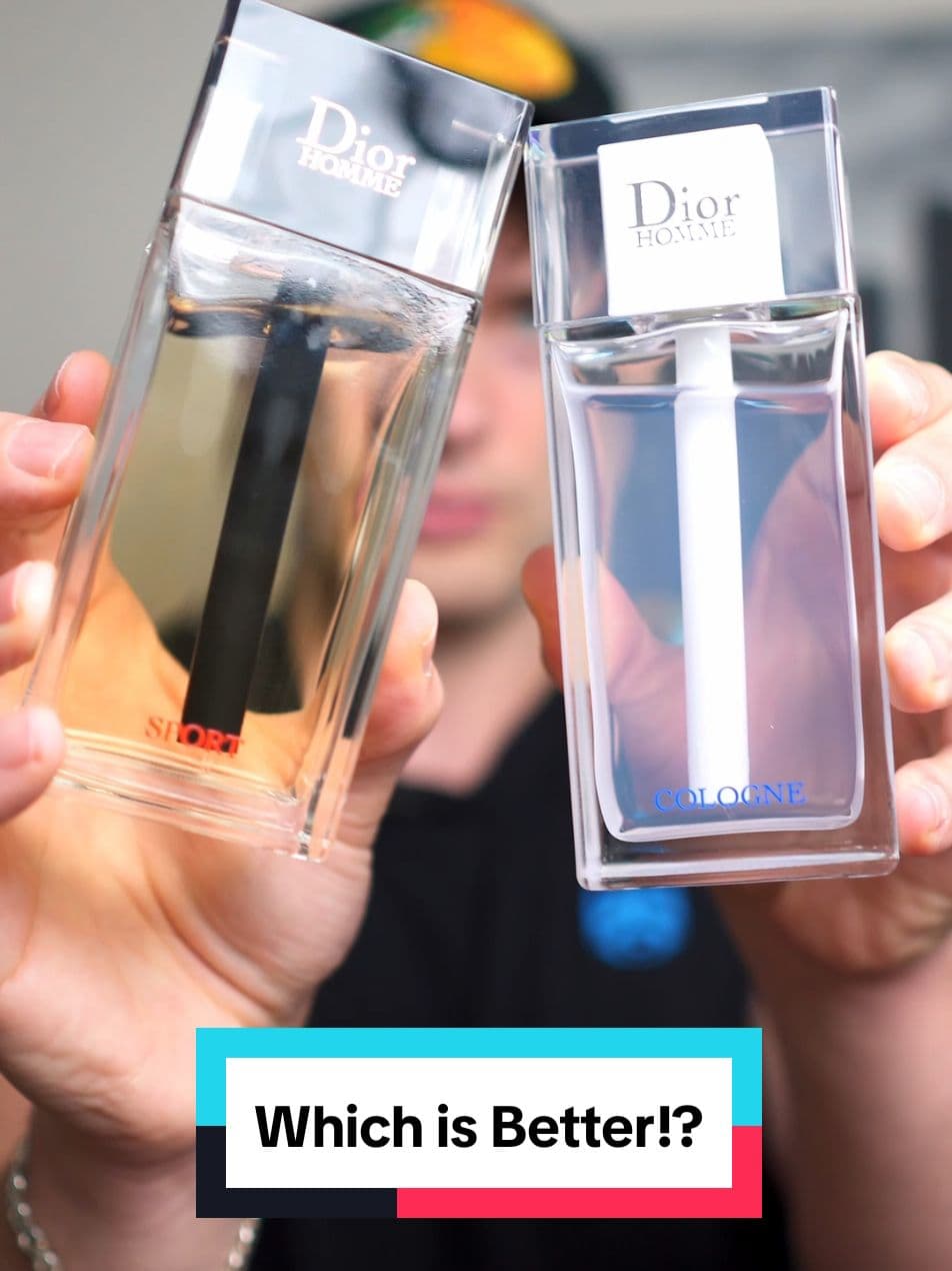 Dior Homme Sport vs Dior Homme Cologne! #perfumes #fragrance #mensfragrance #cologne 