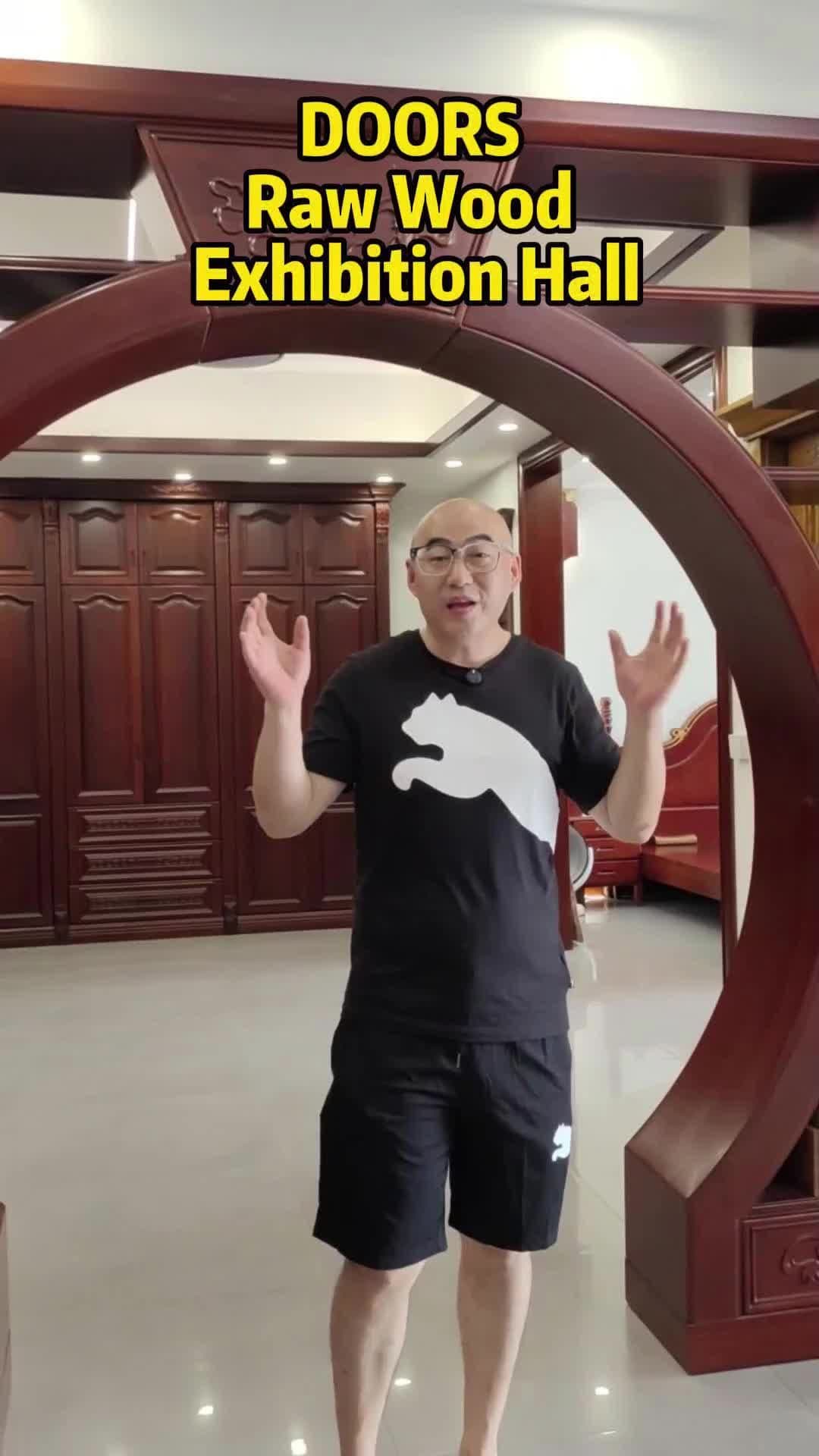 Welcome to our original wooden door exhibition hall, there are many styles available. Welcome to order! #wood #doors #wooden #design #homedecoration #luxury 