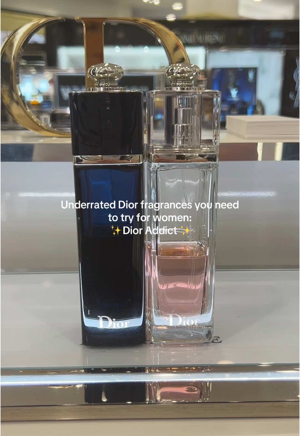 The one on the left is the Dior Addict Eau de Parfum and the one on the right is the Dior Addict Eau Fraîche! Both smell amazing and highly underrated from Dior fragrances! @Dior @Diorbeauty #dior #dioraddict #diorbeauty #diorfragrance #fragrance #fragrancetiktok #fragrancetok #womensfragrance #perfume #perfumetiktok #smell #smellgood #women #womens #girly #girlythings #aesthetic #underrated #underratedperfumes #fyp #fypシ #fyppppppppppppppppppppppp #foryou #foryoupage #xybca #xyzbca #viral #viralvideo #viraltiktok #viralcontent #viralsong #trend #trending #trendingvideo #trendingtiktok #trendingcontent #trendingsong #real #relatable #relatablecontent #relatabletiktok #relatablesong #explore #explorepage #makemefamous #makemefamoustiktok #blowthisup #blowthisuptiktok 