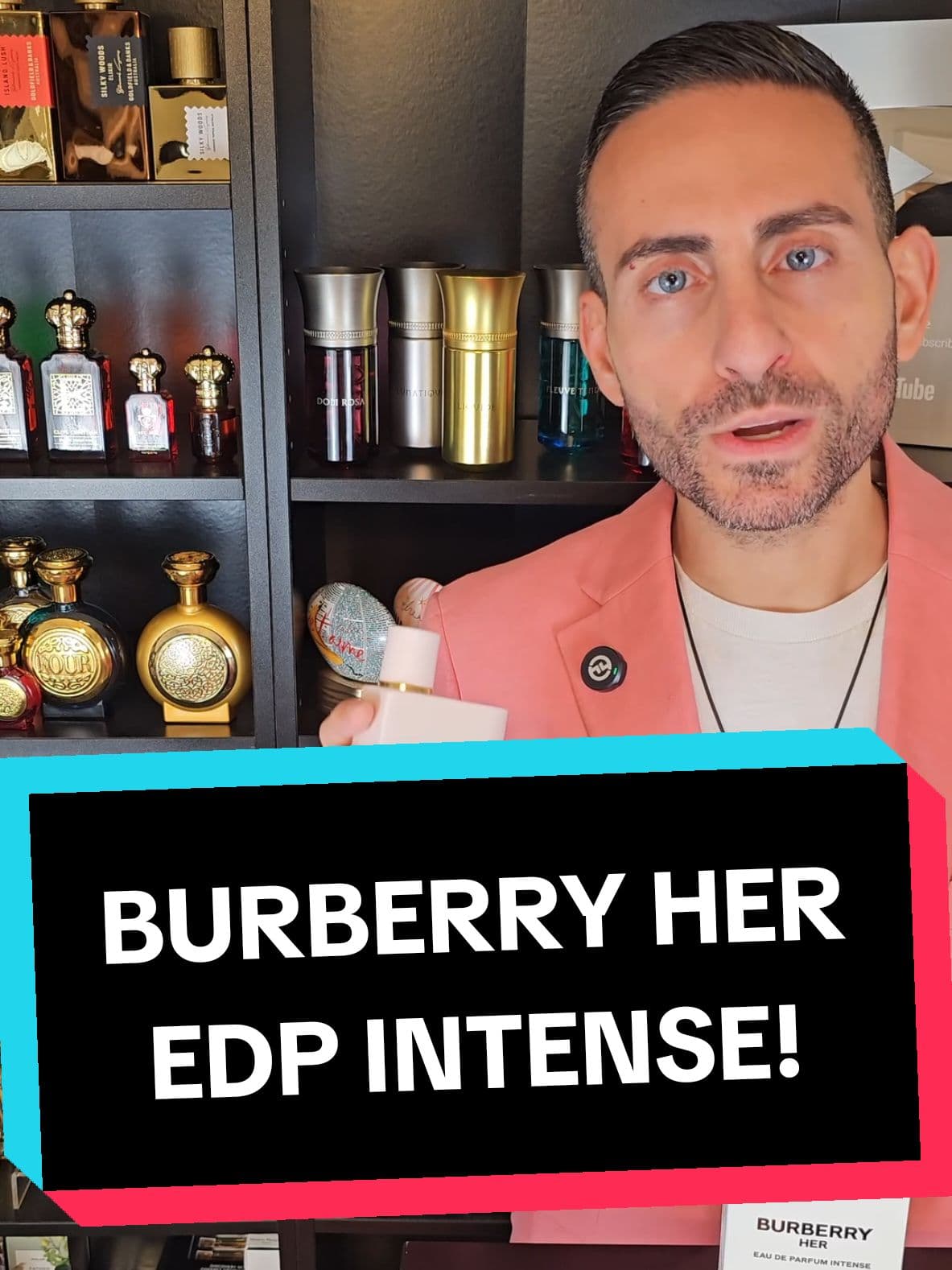 Burberry Her Eau de Parfum Intense perfume review! #fragrancetiktok #redolessence #perfumetiktok #perfume #fragrance 